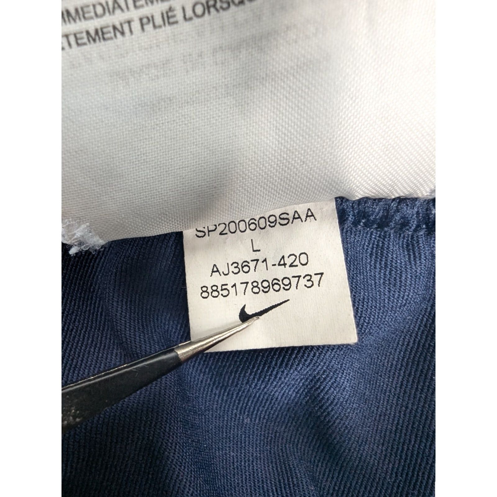 Nike Nike Dri-FIT Court Tennis Training Skort Women's Large Navy Blue Size ONE SIZE - 7 Thumbnail