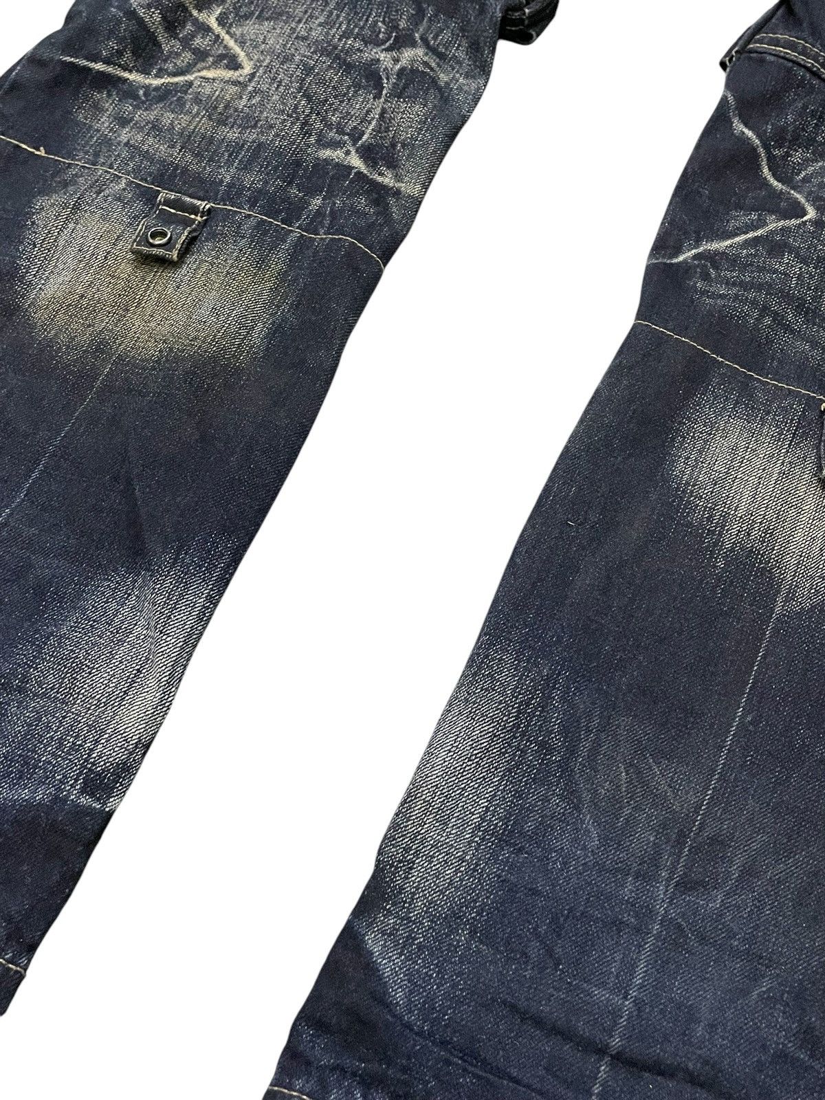 PPFM PPFM Booze & Pills & Powders Double Waist Mud Wash Jeans Size US 32 / EU 48 - 20 Thumbnail