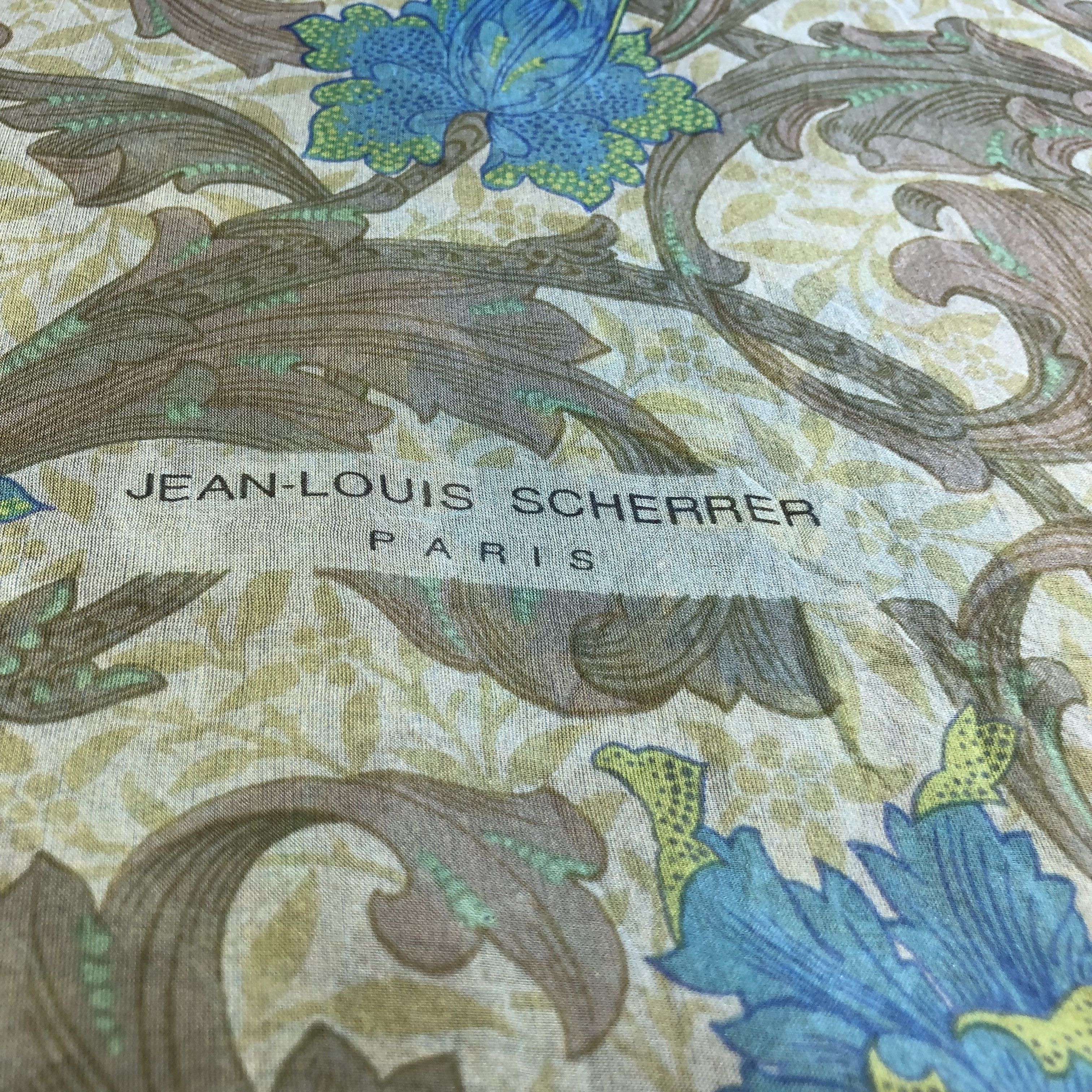 Jean-Louis Scherrer Vintage Jean Louis Scherrer Silk Stole Silk Scarf M600 Size ONE SIZE - 4 Thumbnail