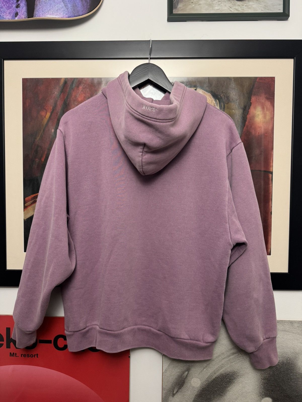 Wtaps Wtaps Hoodie Vintage Japanese Washed Pink Rose Mini Logo Y2k Size US S / EU 44-46 / 1 - 2 Thumbnail