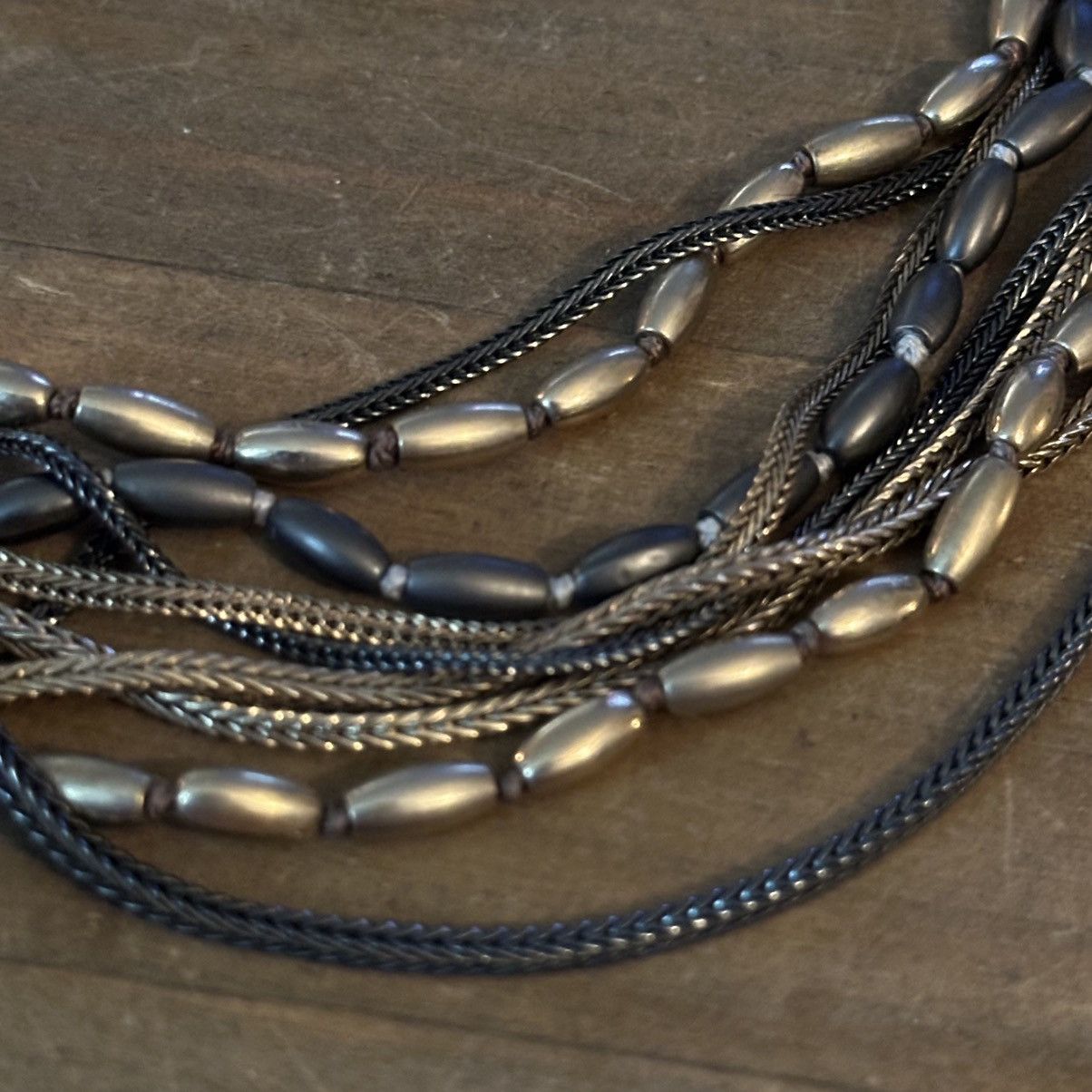 Kenneth Cole Kenneth Cole Reaction multi chain toggle necklace Size ONE SIZE - 4 Thumbnail