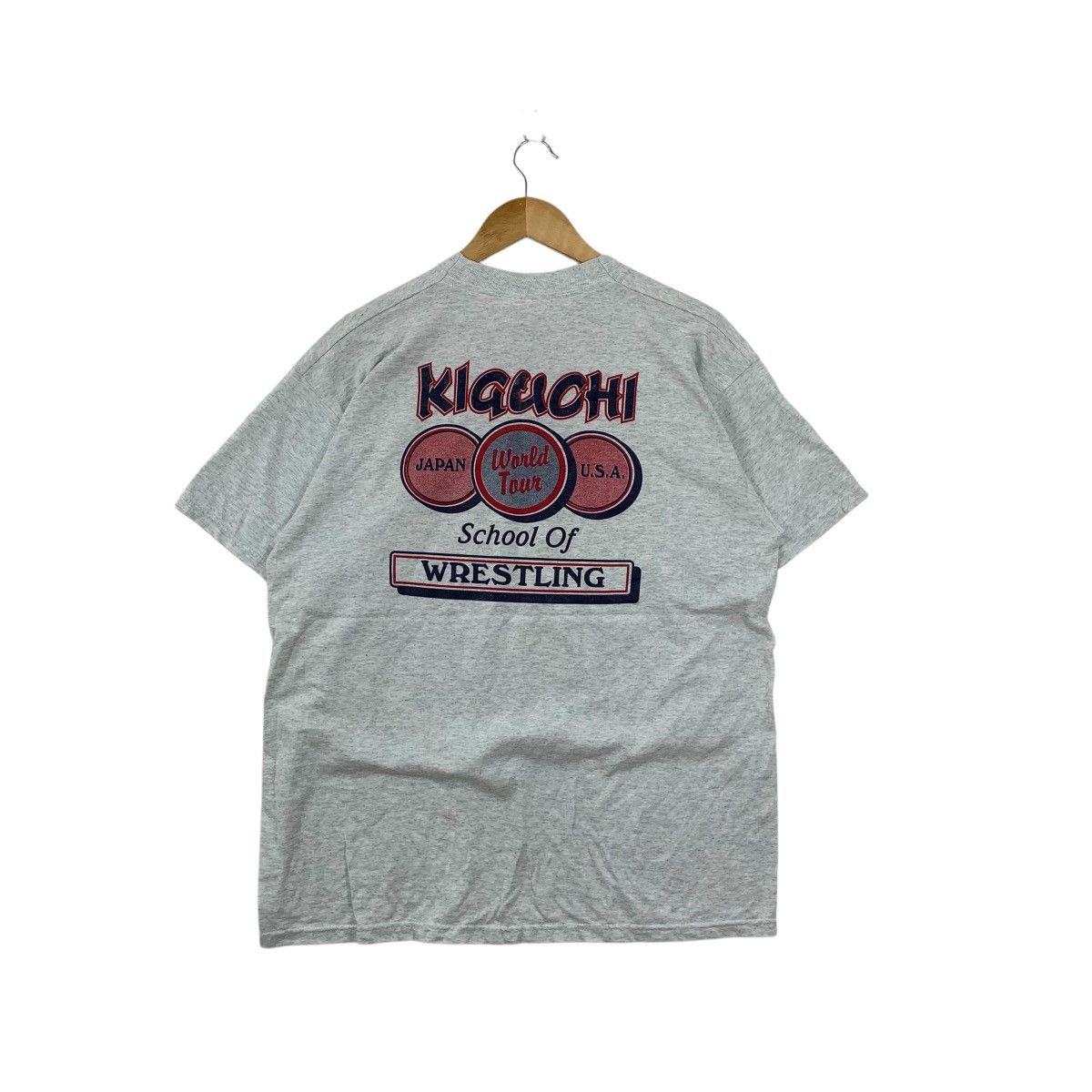 Vintage Vintage 1992 NORIAKI KIGUCHI WRESTLING Martial Art Tee Size US XL / EU 56 / 4 - 7 Thumbnail