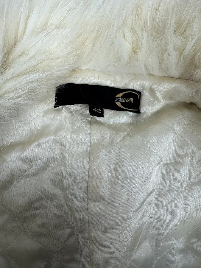 Just Cavalli AW2006 Cavalli Beige Fur Suede Leather Jacket Size M / US 6-8 / IT 42-44 - 9 Thumbnail