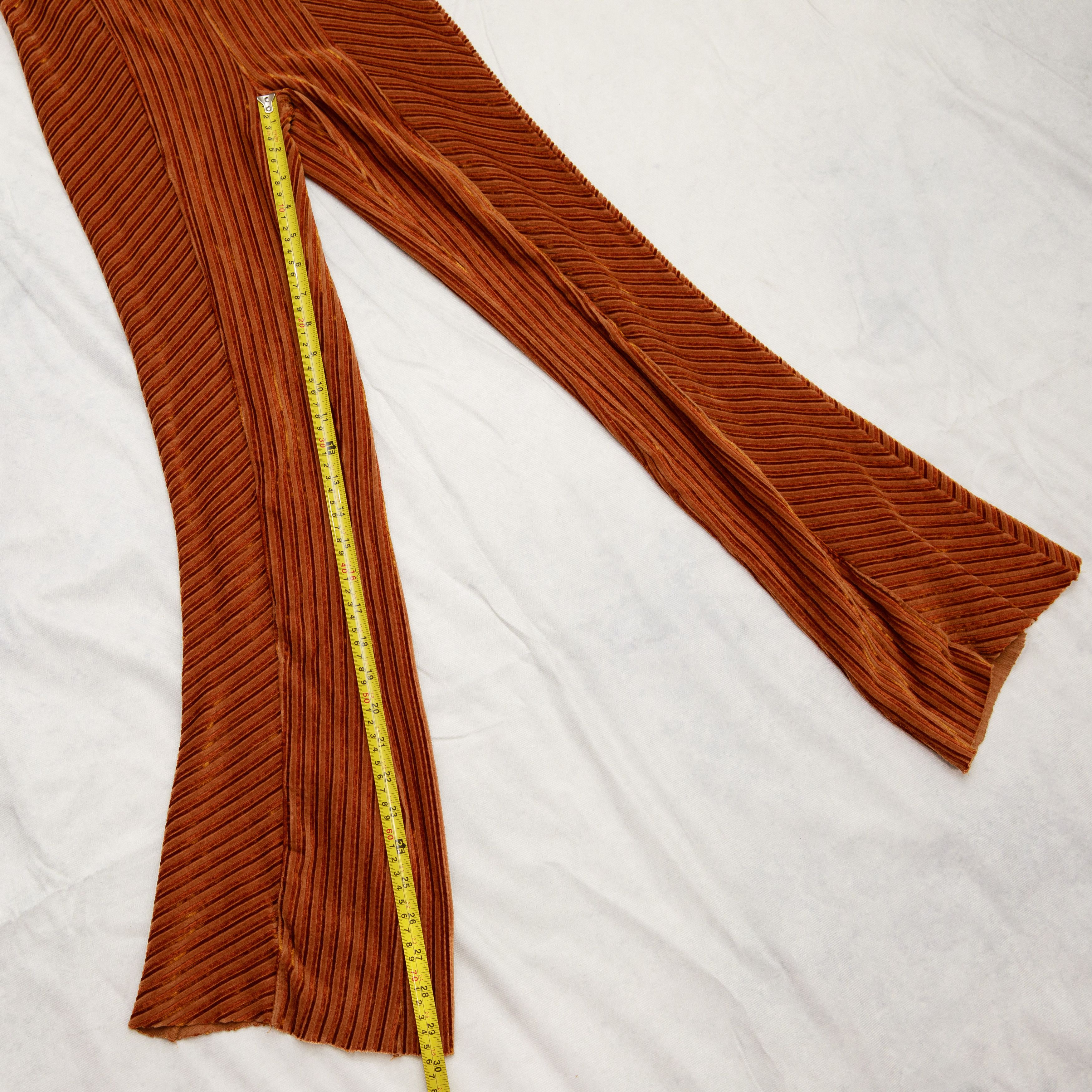 Free People Free People Penny Pull on Velvet Pants in Orange Brown Size 25" / US 0 / IT 36 - 11 Thumbnail