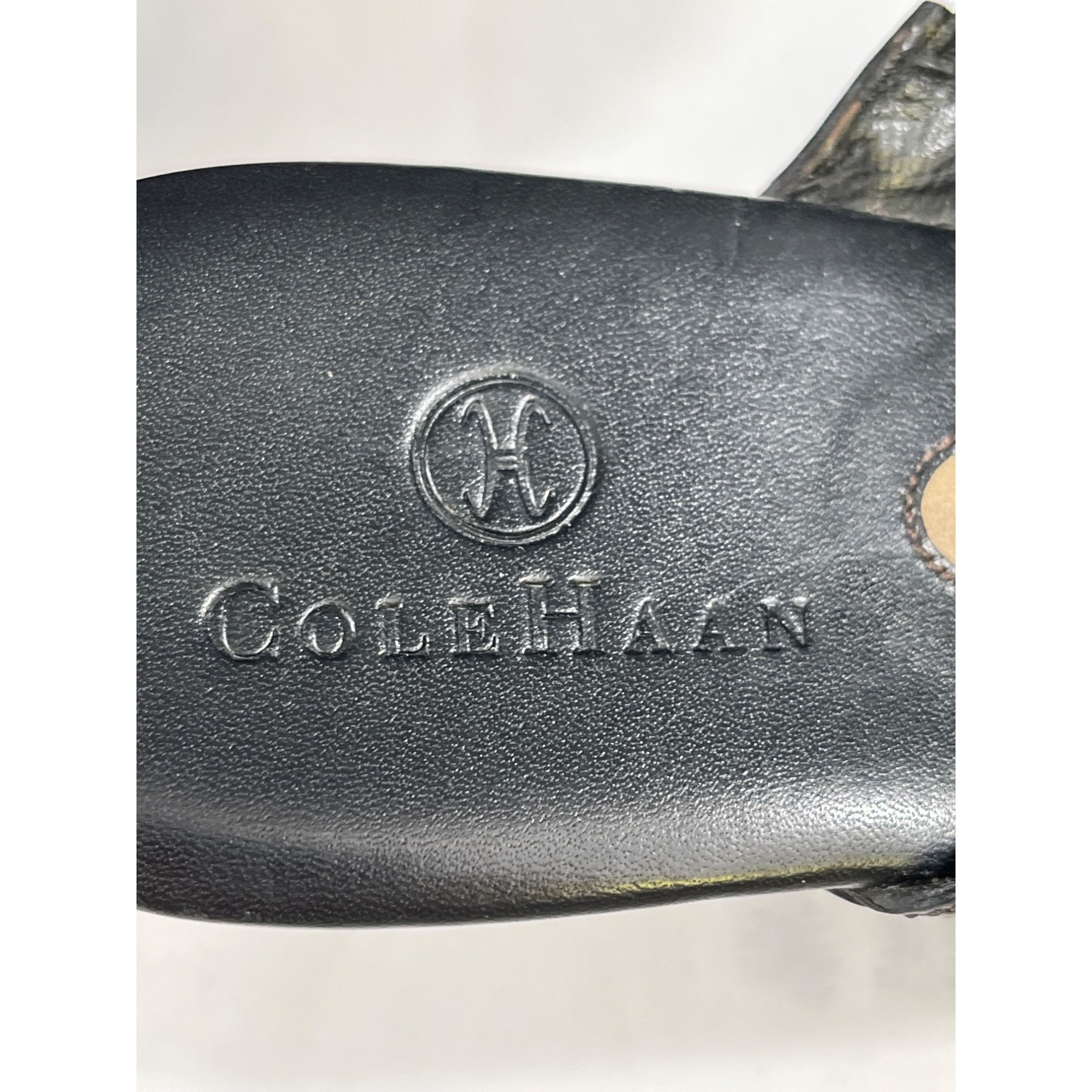 Cole Haan Cole Haan Women's Black Leather Heeled Mules Size 6B SKU 608 Size US 6 / IT 36 - 7 Thumbnail