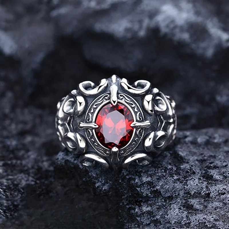 Jewelry × Vintage Carving Flower Ring Size ONE SIZE - 4 Thumbnail