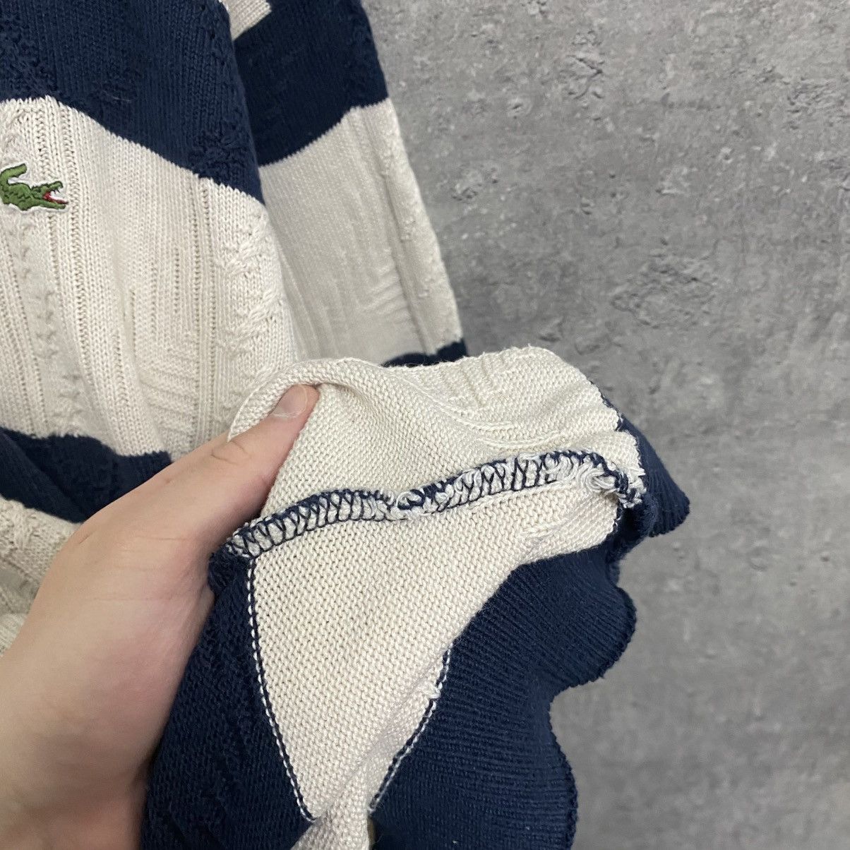 Lacoste 90’s Rare Vintage Lacoste Sweater Sweatshirt Hype Size US L / EU 52-54 / 3 - 7 Thumbnail