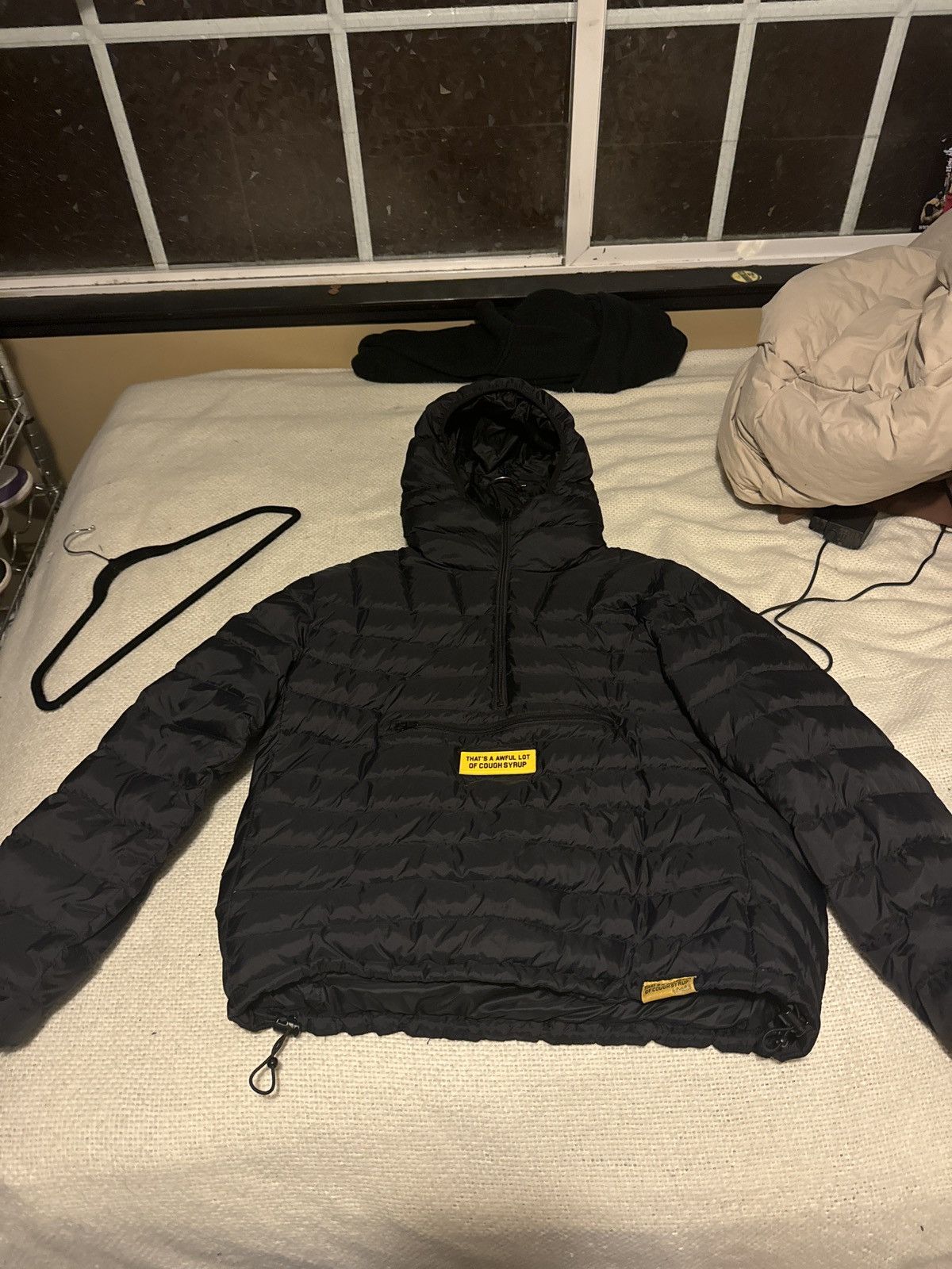 Designer Thats A Awful Lotta Cough Syrup puffer Size US M / EU 48-50 / 2 - 4 Thumbnail