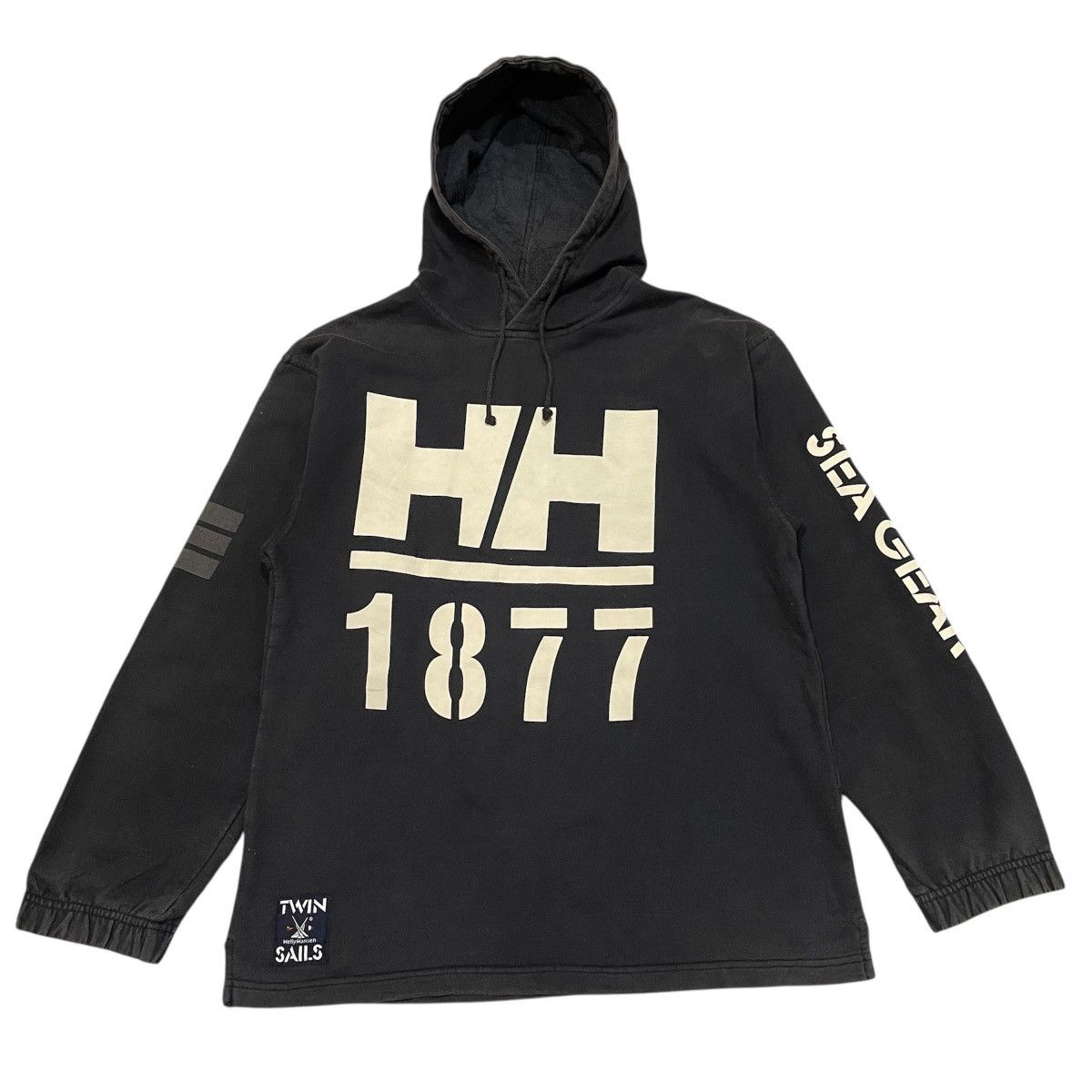 Helly Hansen Vintage 90s Helly Hansen "Twin Sails" Hoodie Sea Gear Size US M / EU 48-50 / 2 - 1 Thumbnail