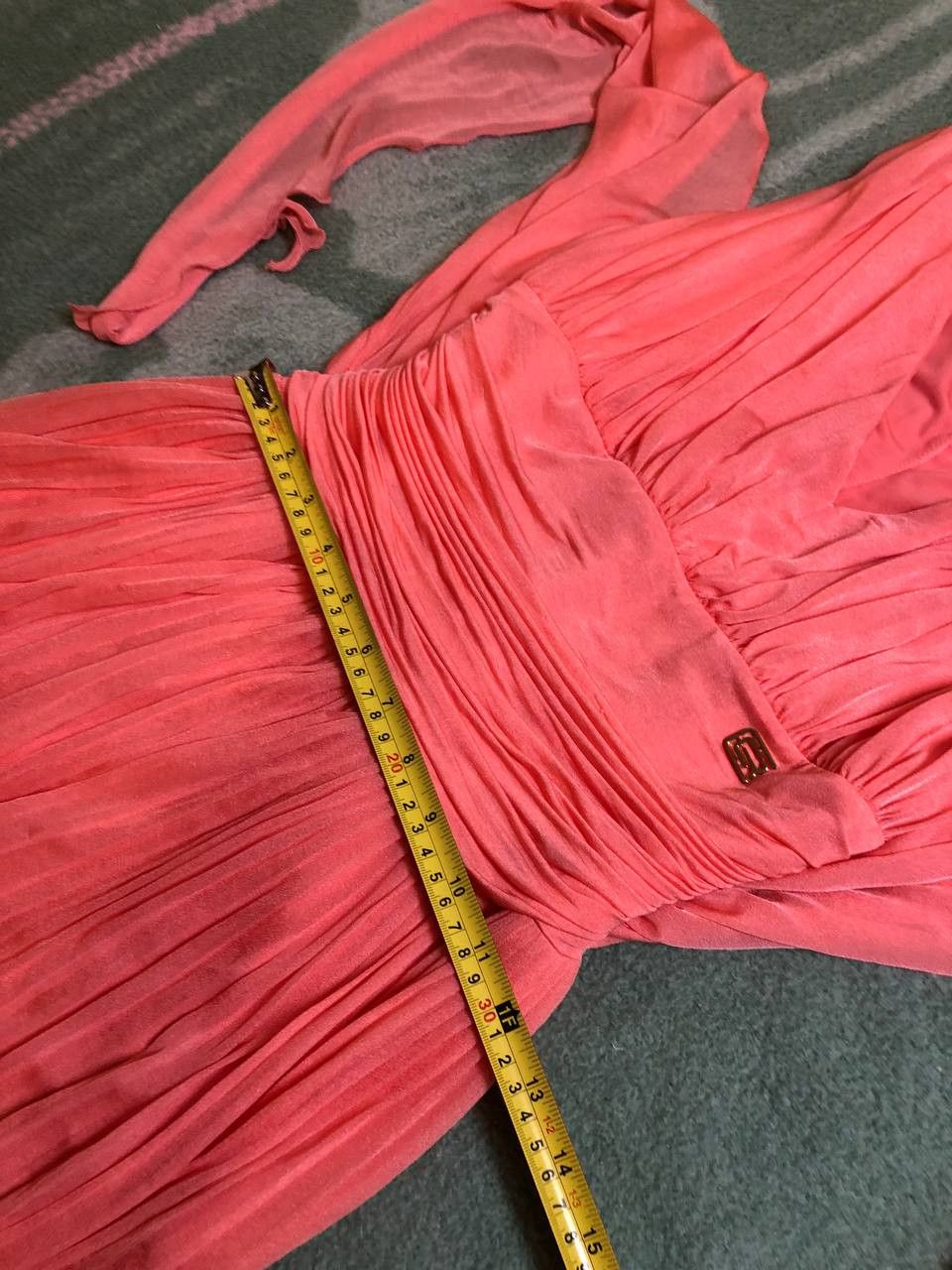 Roberto Cavalli Roberto Cavalli chiffon Dress Coral Pink Belted Collar Size M / US 6-8 / IT 42-44 - 5 Thumbnail