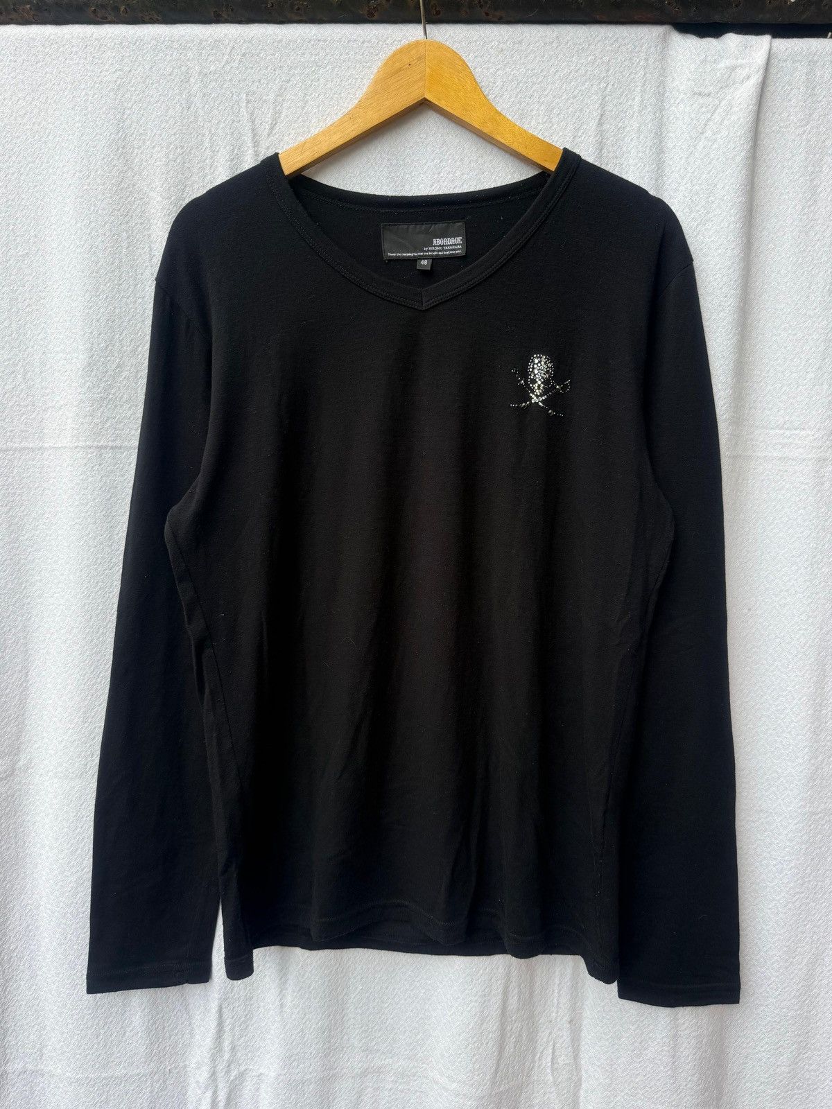 Japanese Brand Abordage by hiromu takahara skull longsleeve Size US M / EU 48-50 / 2 - 1 Thumbnail