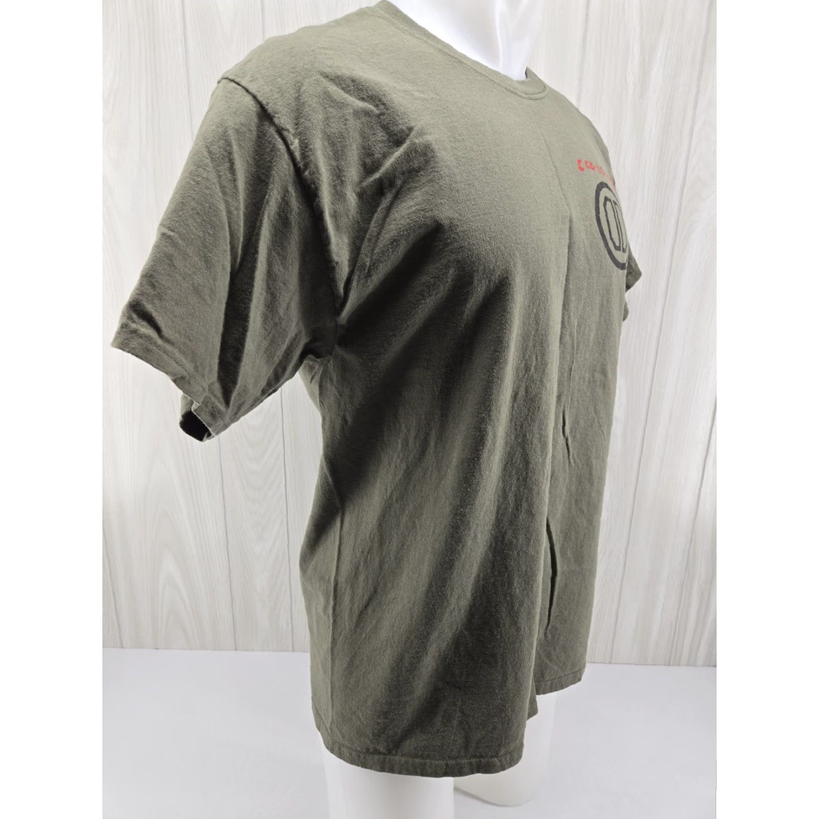 Hanes C company 115th Expeditionary Signal Battalion Renegades Men's Green T Shirt L Size US L / EU 52-54 / 3 - 7 Thumbnail
