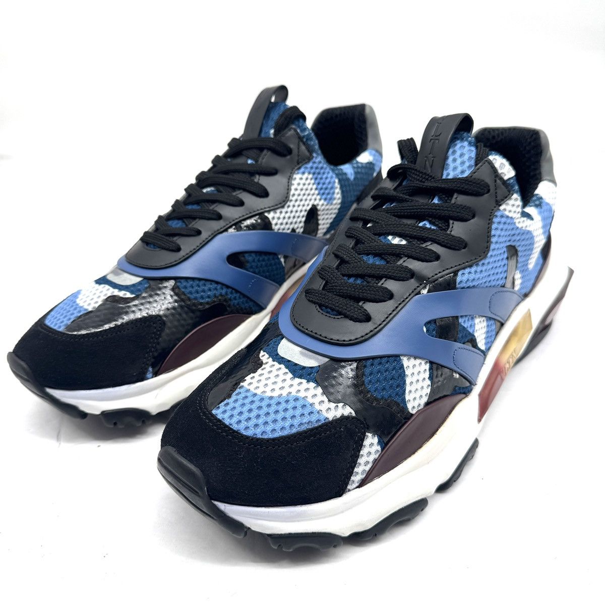 Valentino Valentino Garavani Bounce Blue Camouflage sneakers No Box Size US 11 / EU 44 - 2 Thumbnail