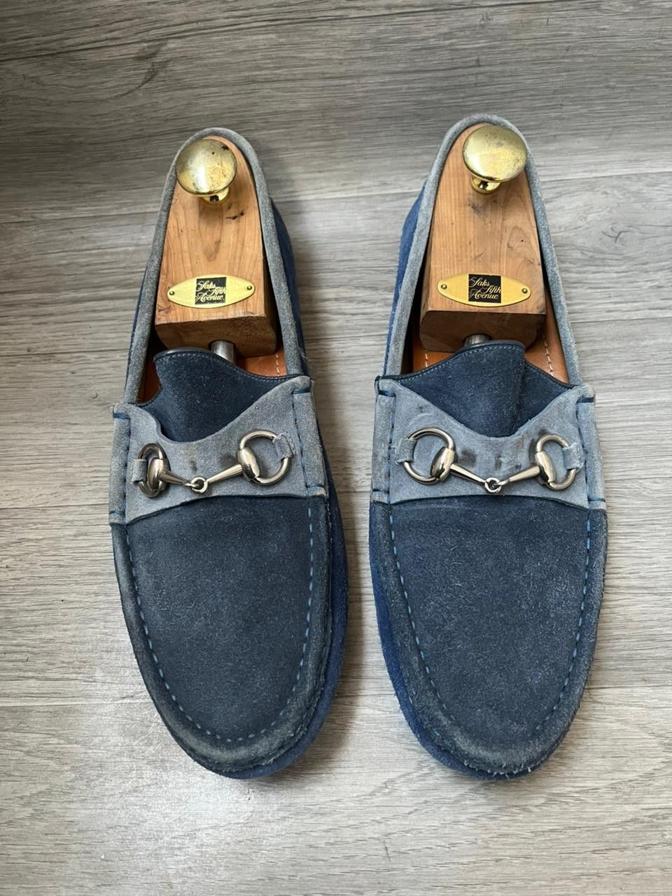 Gucci Gucci Horsebit Suede Leather Slip On Loafers Sz UK 10.5 Size US 11.5 / EU 44-45 - 2 Thumbnail
