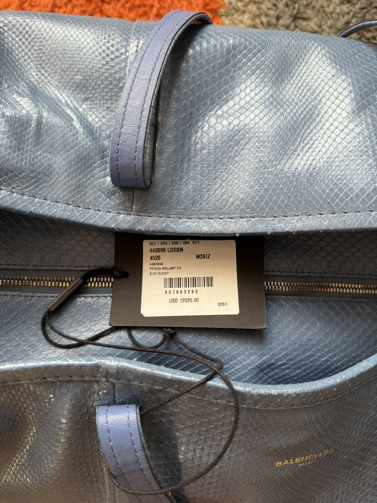 Balenciaga Balenciaga X-Large Python Bag Very Rare Size ONE SIZE - 6 Thumbnail