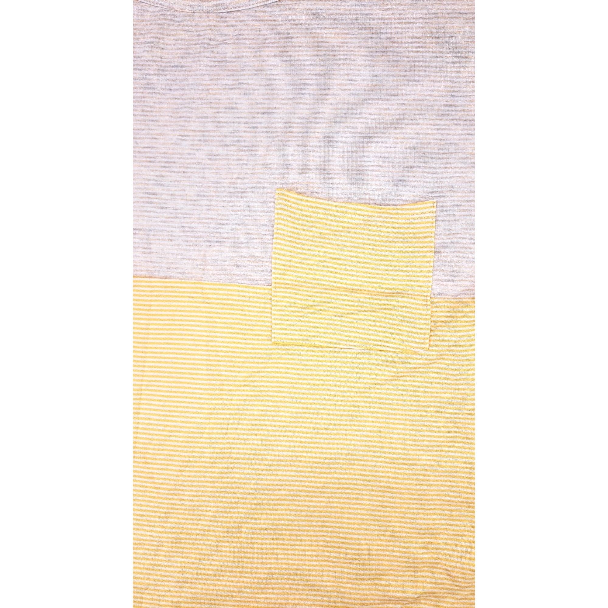 Other Pink Clover Women Colorblock Striped Short Sleeve Pocket Tee Size L / US 10 / IT 46 - 4 Thumbnail