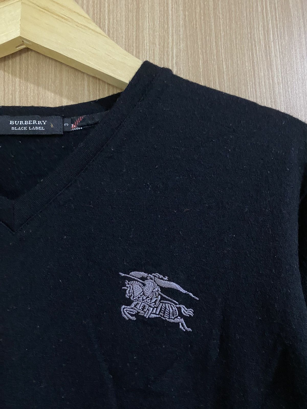Burberry Burberry black label japan embroidery logo classic 100% wool Size US M / EU 48-50 / 2 - 5 Thumbnail
