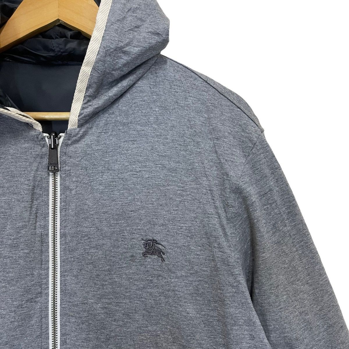 Burberry × Designer Vintage Burberry Black Label Reversible Hoodie Size US M / EU 48-50 / 2 - 9 Thumbnail
