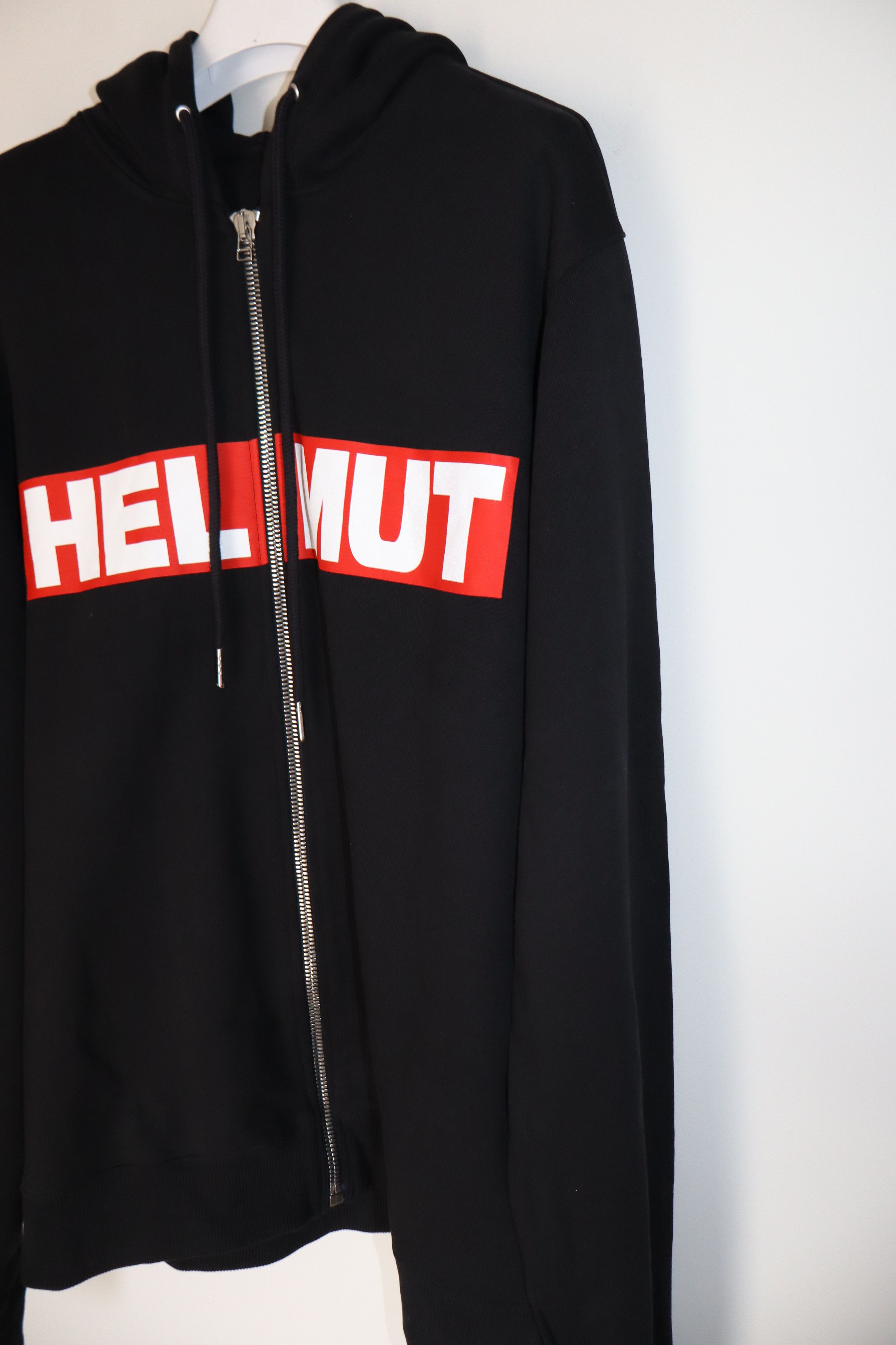 Helmut Lang Classic logo print hoodie Size US XL / EU 56 / 4 - 7 Thumbnail