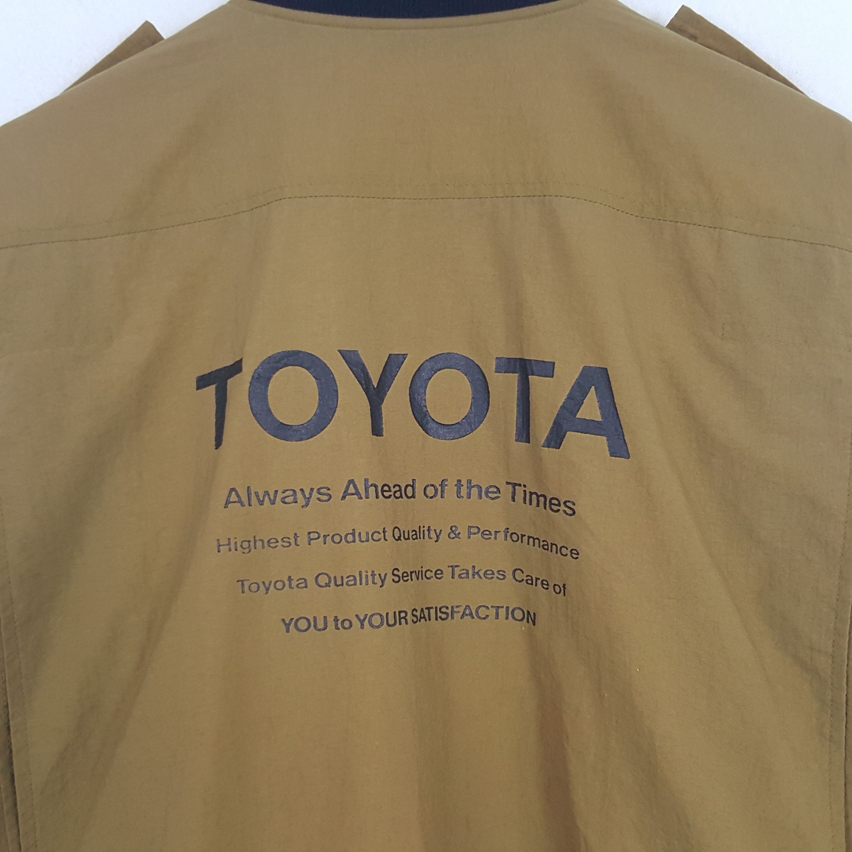 Japanese Brand × Vintage Vintage Toyota Tecno Custom Patch Style Bomber Jacket Size US L / EU 52-54 / 3 - 2 Thumbnail