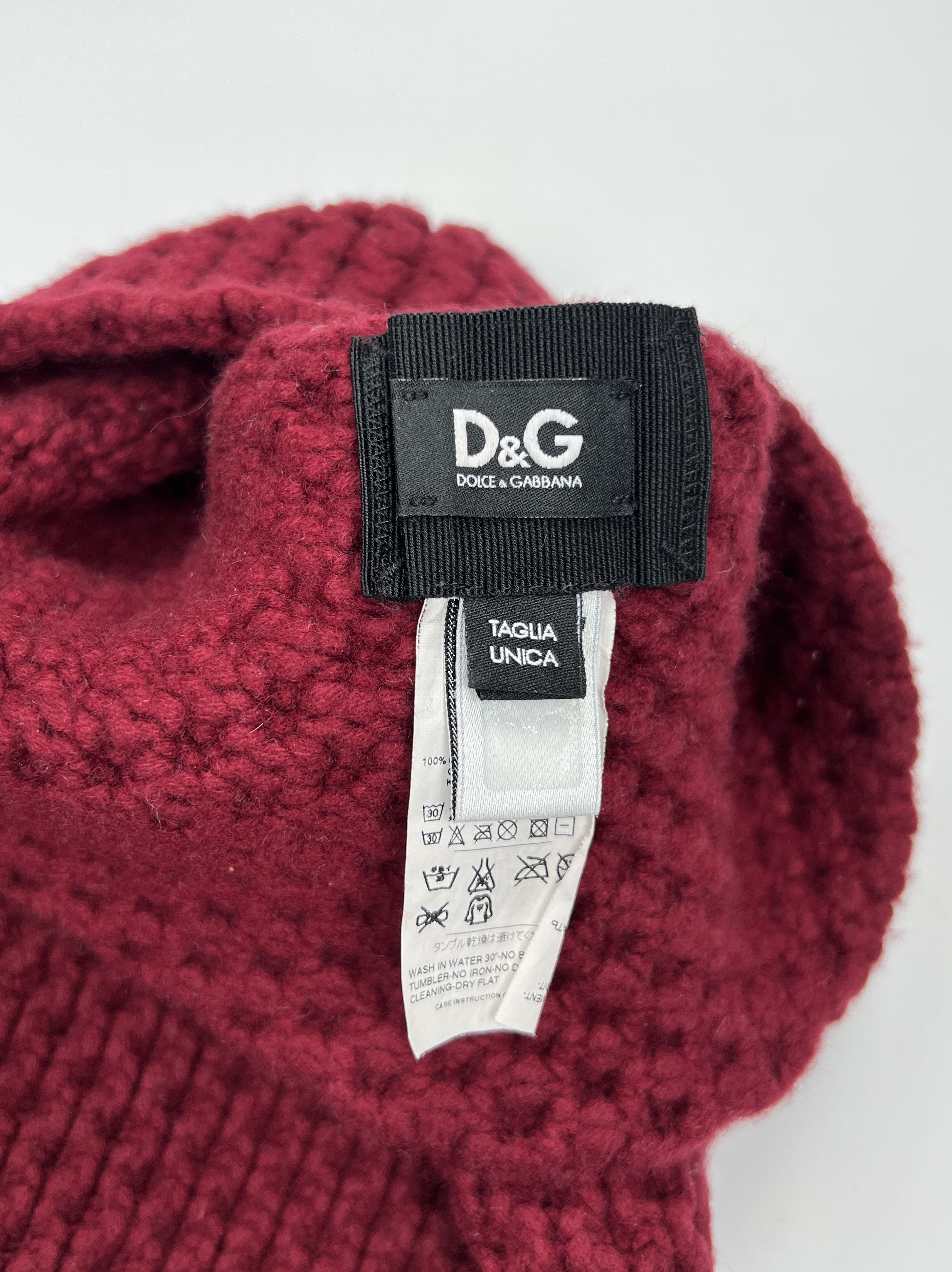 Dolce & Gabbana Rare Vintage 00s Dolce Gabbana Cashmere Balaclava Hood Size ONE SIZE - 12 Thumbnail