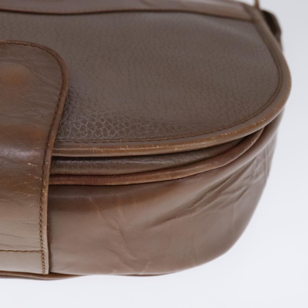 Burberry Burberry Shoulder Bag Leather Brown Silver Size ONE SIZE - 9 Thumbnail