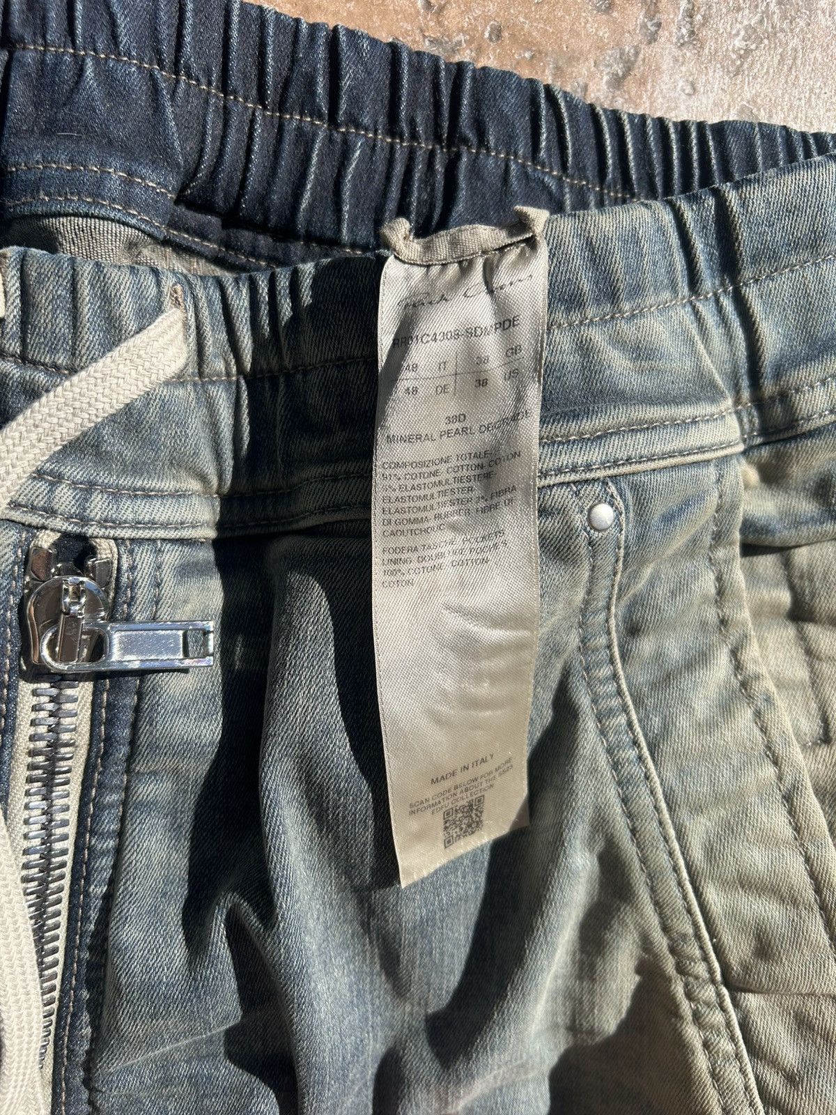 Rick Owens Drkshdw Rick owen drkshdw mineral pearl double jumbo cargo bela Size US 28 / EU 44 - 6 Thumbnail