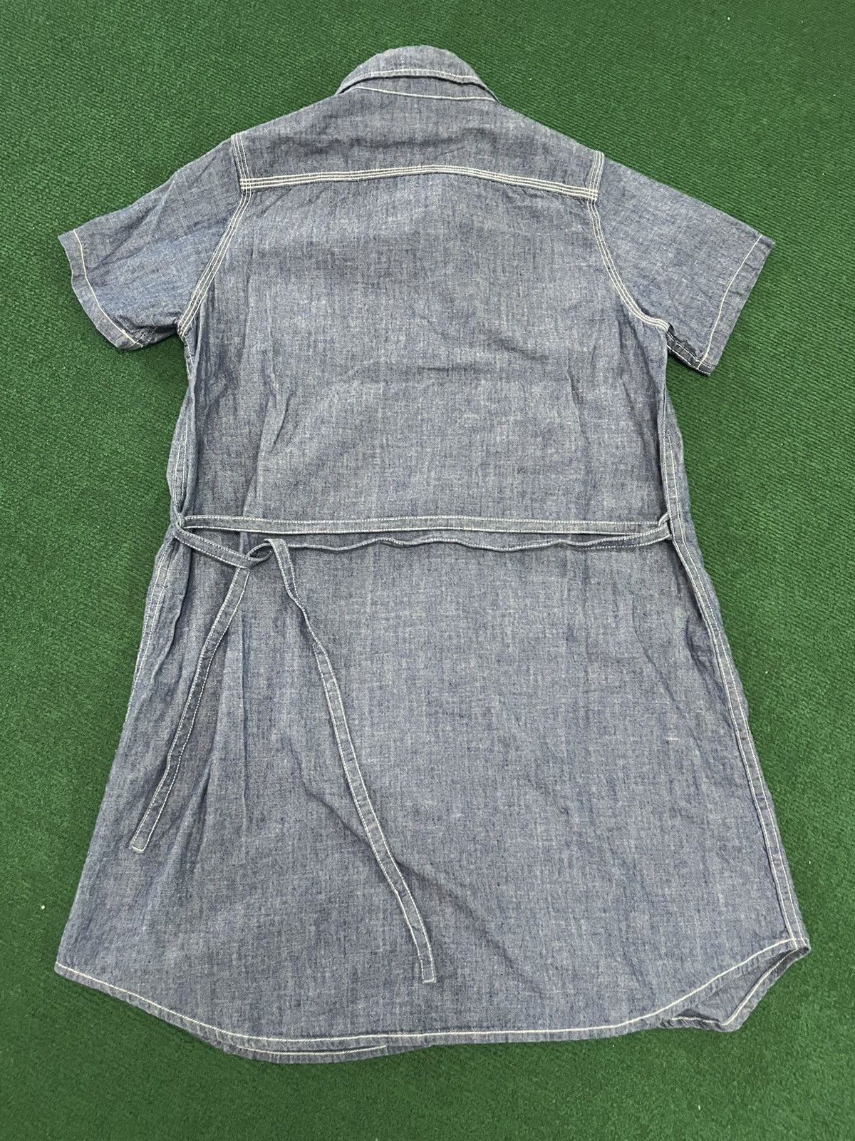 Bape Chambray Button Up Shirt Dress Size XS / US 0-2 / IT 36-38 - 5 Thumbnail