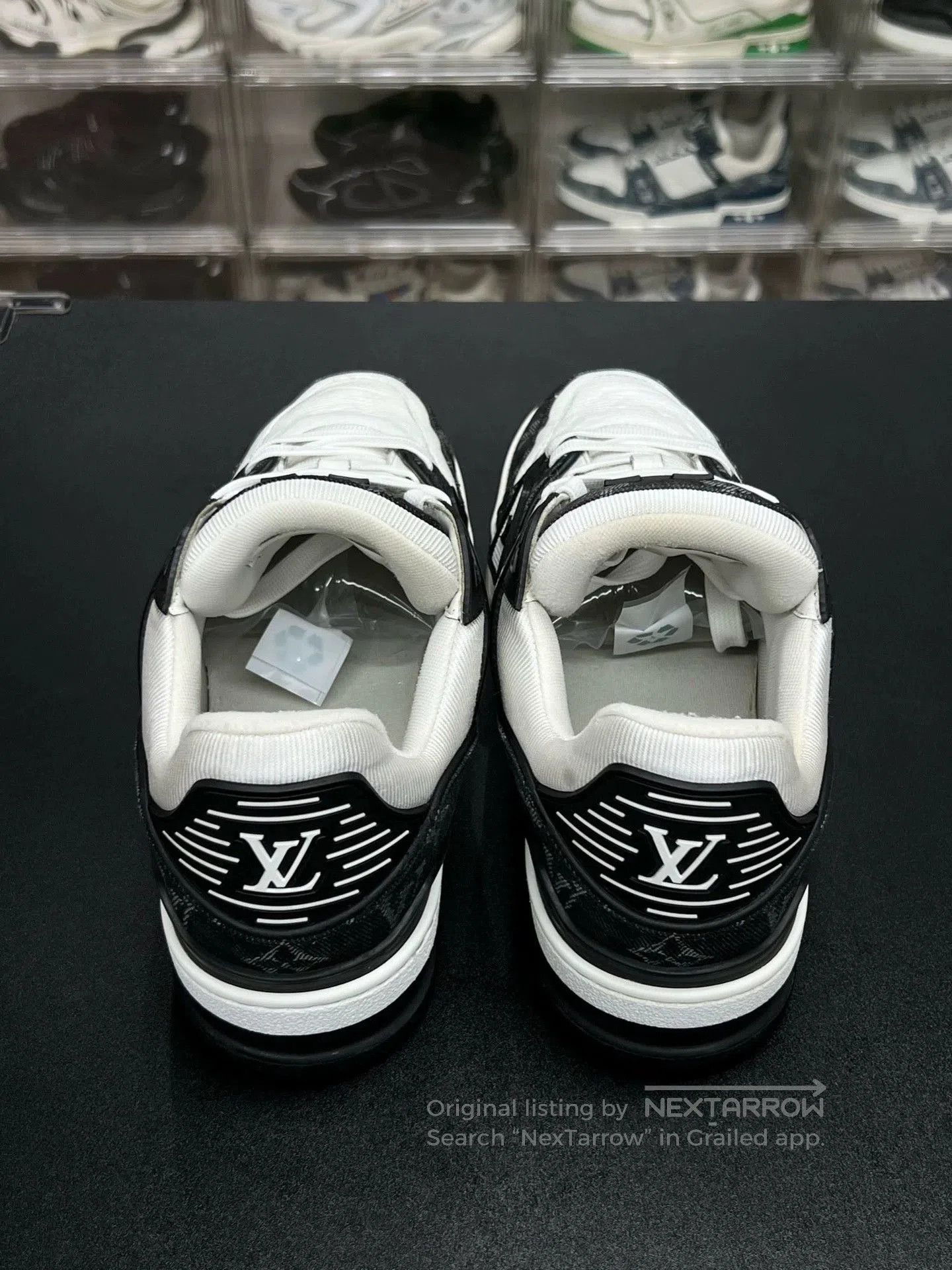 Louis Vuitton lv trainer black and white sneakers uk7.5. Size US 7.5 / EU 40-41 - 6 Thumbnail