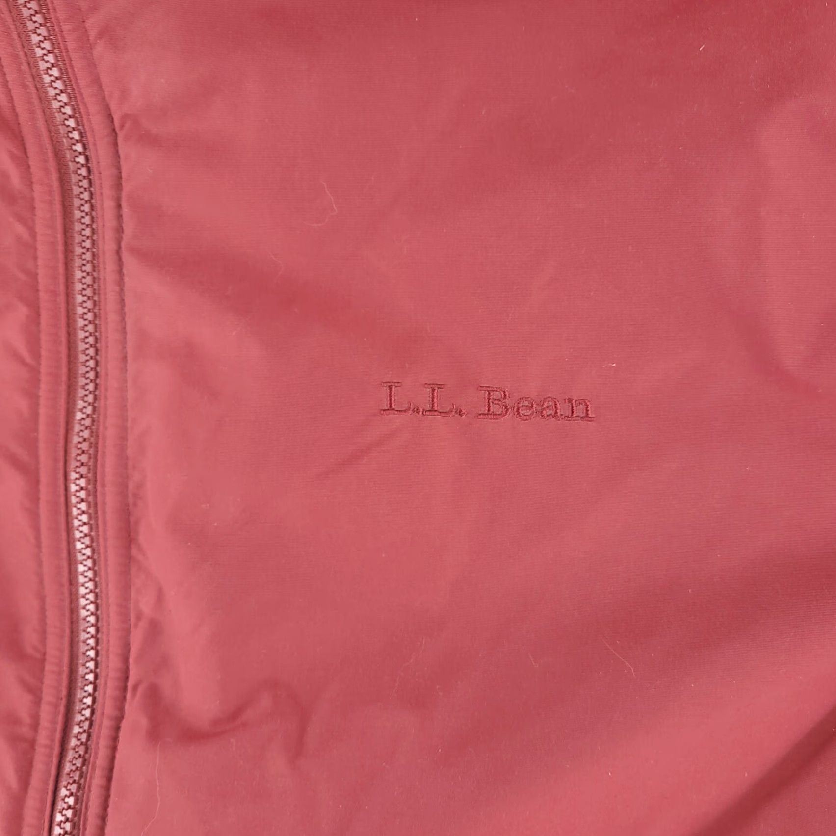 Vintage LL Bean Jacket Mens Large Red Windbreaker Bomber Sherpa Fleece Lined Size US L / EU 52-54 / 3 - 4 Thumbnail