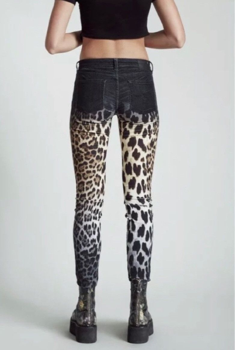 R13 Skinny Leopard Jeans. Size 29 Size 29" - 5 Thumbnail