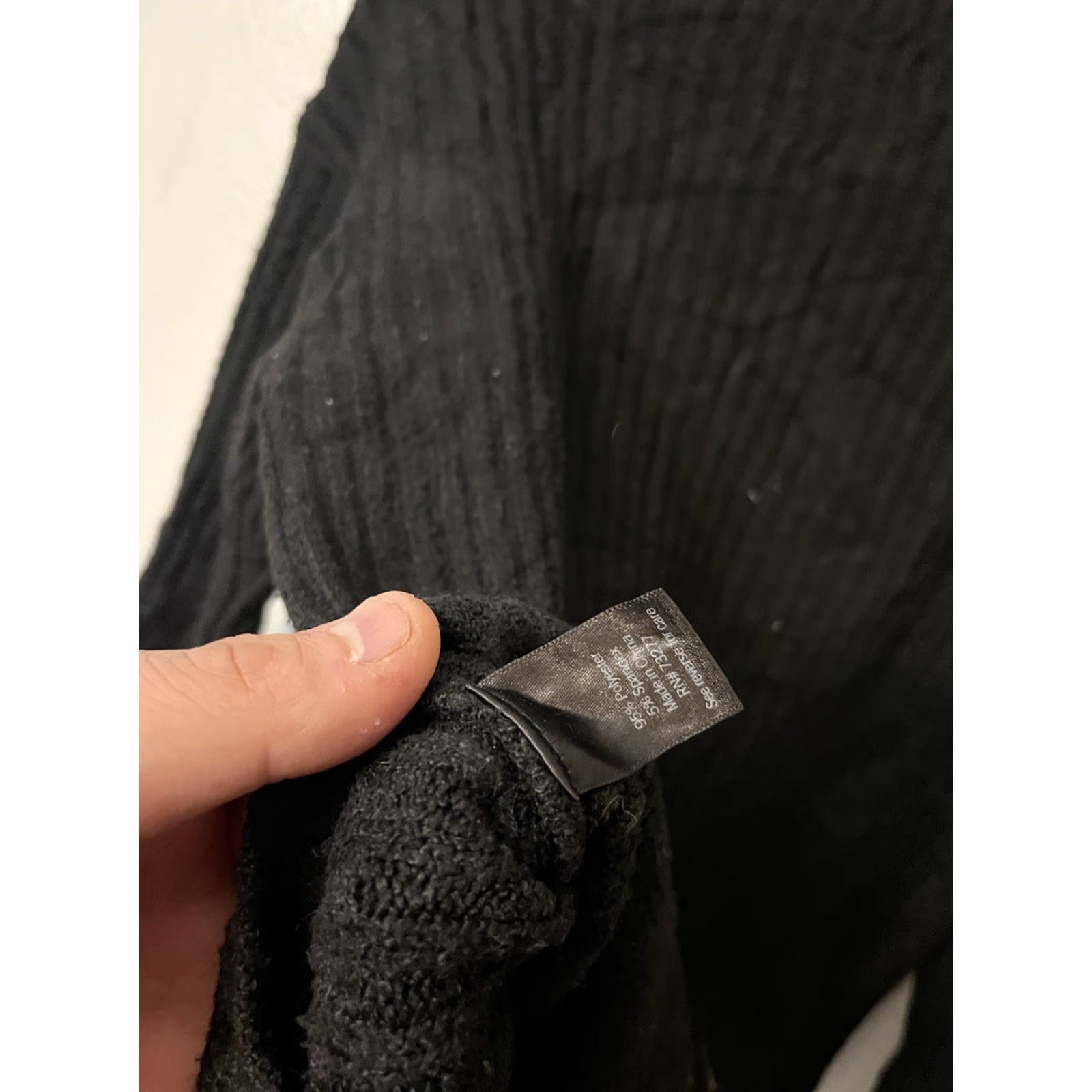Vintage Simply Vera Vera Wang Sweater Womens XS Black Crewneck Pullover Knit Distinct Features: Stretch Size XS / US 0-2 / IT 36-38 - 4 Thumbnail