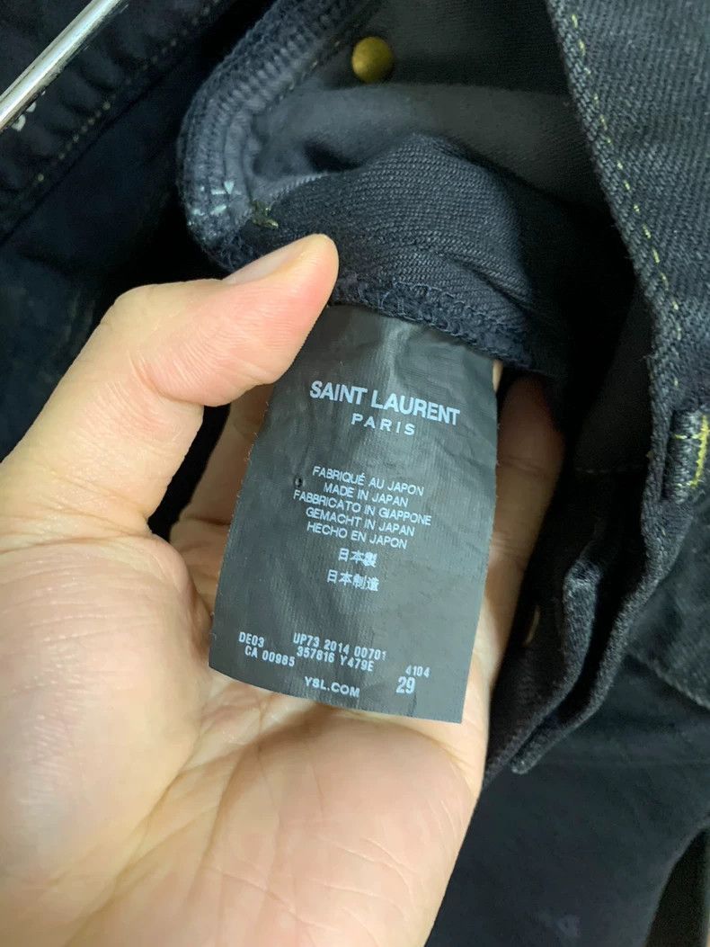 Saint Laurent Paris Saint Laurent Distressed Chain Jeans Replica- Size US 29 - 4 Thumbnail