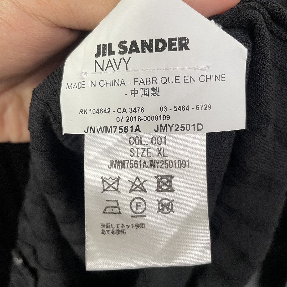 Jil Sander Jil Sander Navy Black Button Pleated Cardigan Size M / US 6-8 / IT 42-44 - 4 Thumbnail