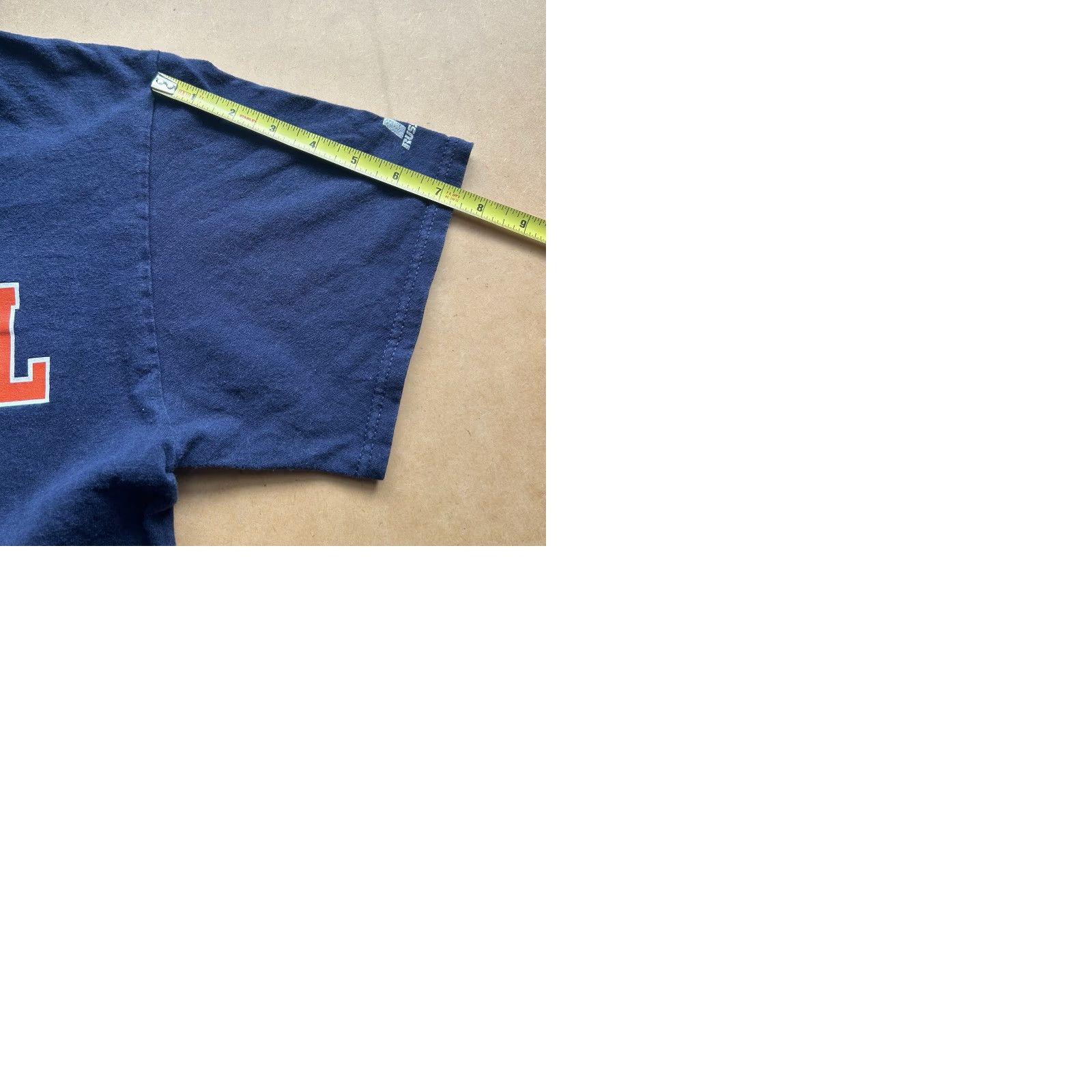 Vintage VINTAGE Bucknell University Wrestling Shirt Men Medium Navy Blue Short Sleeve Russell Size US M / EU 48-50 / 2 - 11 Thumbnail