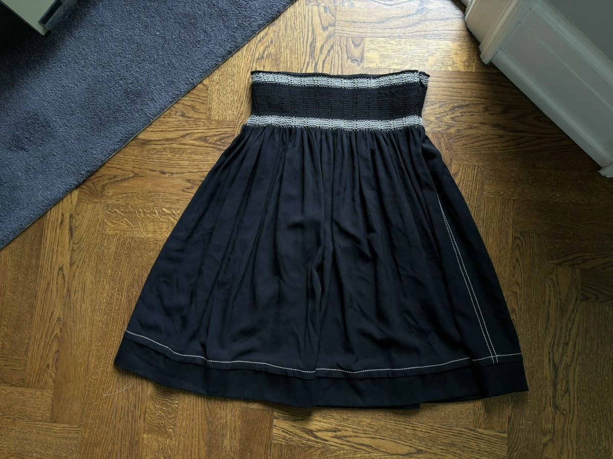 Prada S/S 2014 Prada Skirt Elastic Acetate Maxi Skirt Contrast 48 Size 34" / US 12 / IT 48 - 15 Thumbnail