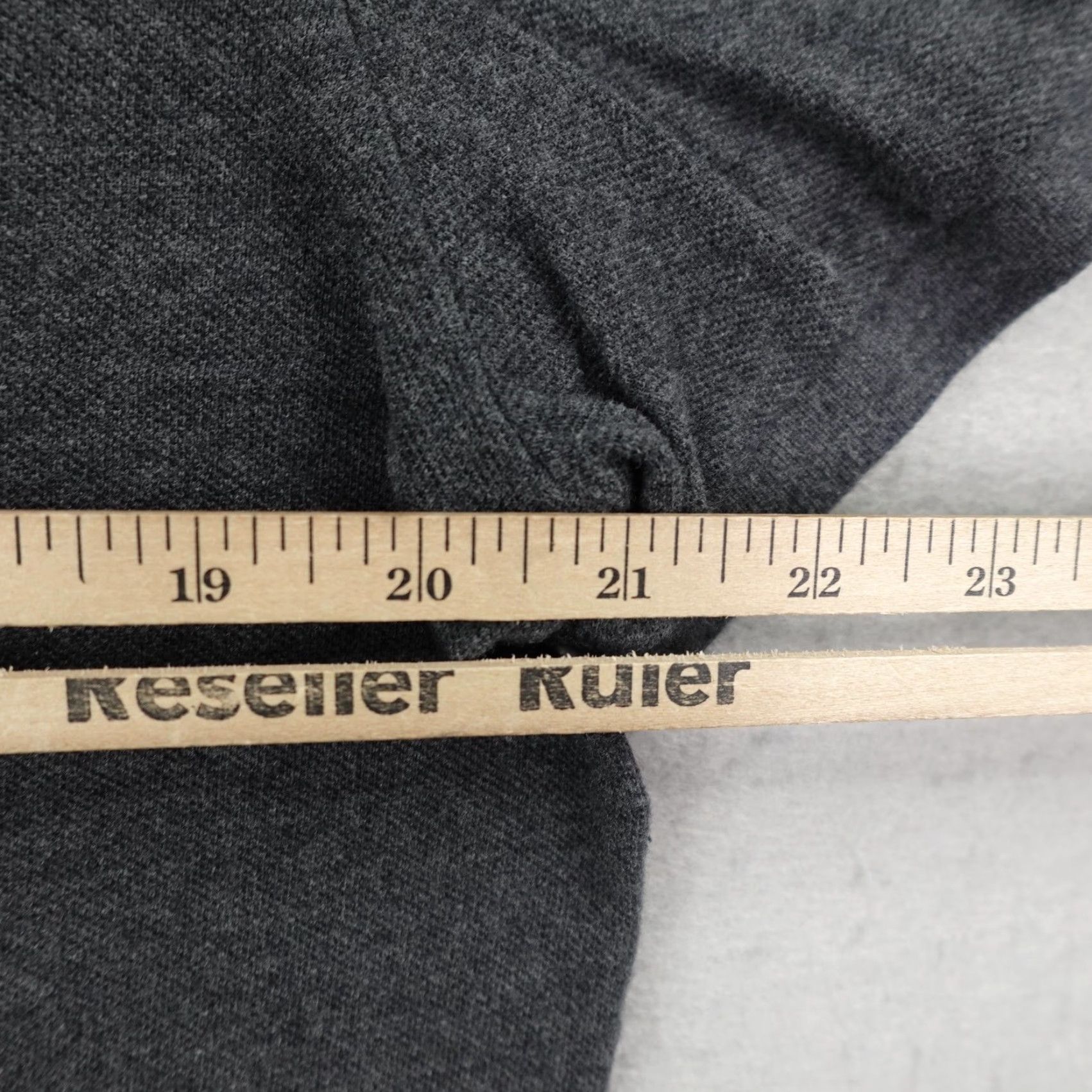 LACOSTE Polo Shirt Mens XL Gray Slim Fit Short Sleeve Croc Logo Pique Cotton - Solid, 100% Cotton, Slim Fit, Casual Wear, Regular Size, Men Polos