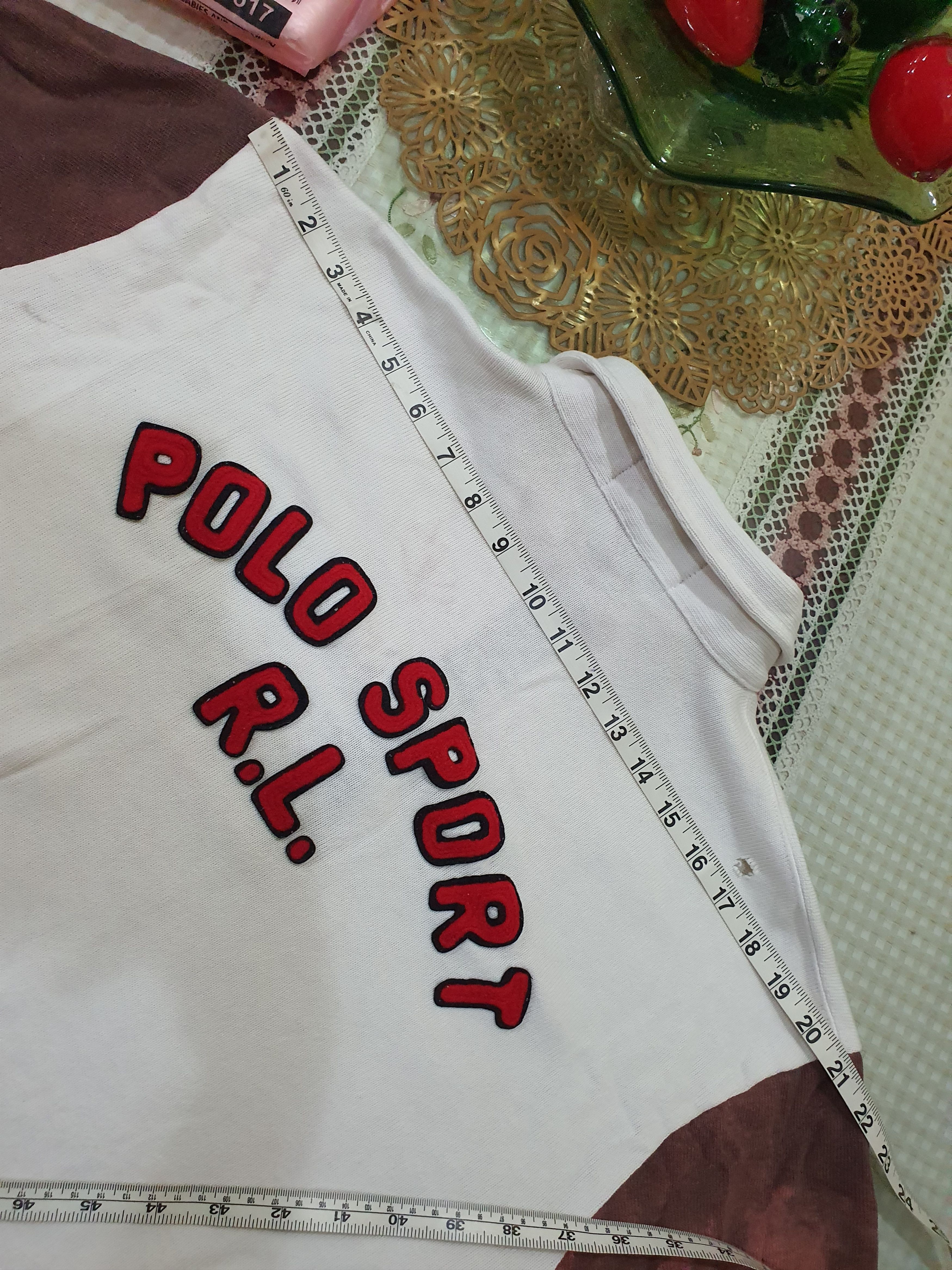 Polo Ralph Lauren vintage 90s Polo Sport Ralph Lauren long-sleeve rugby shirt Size US L / EU 52-54 / 3 - 19 Thumbnail