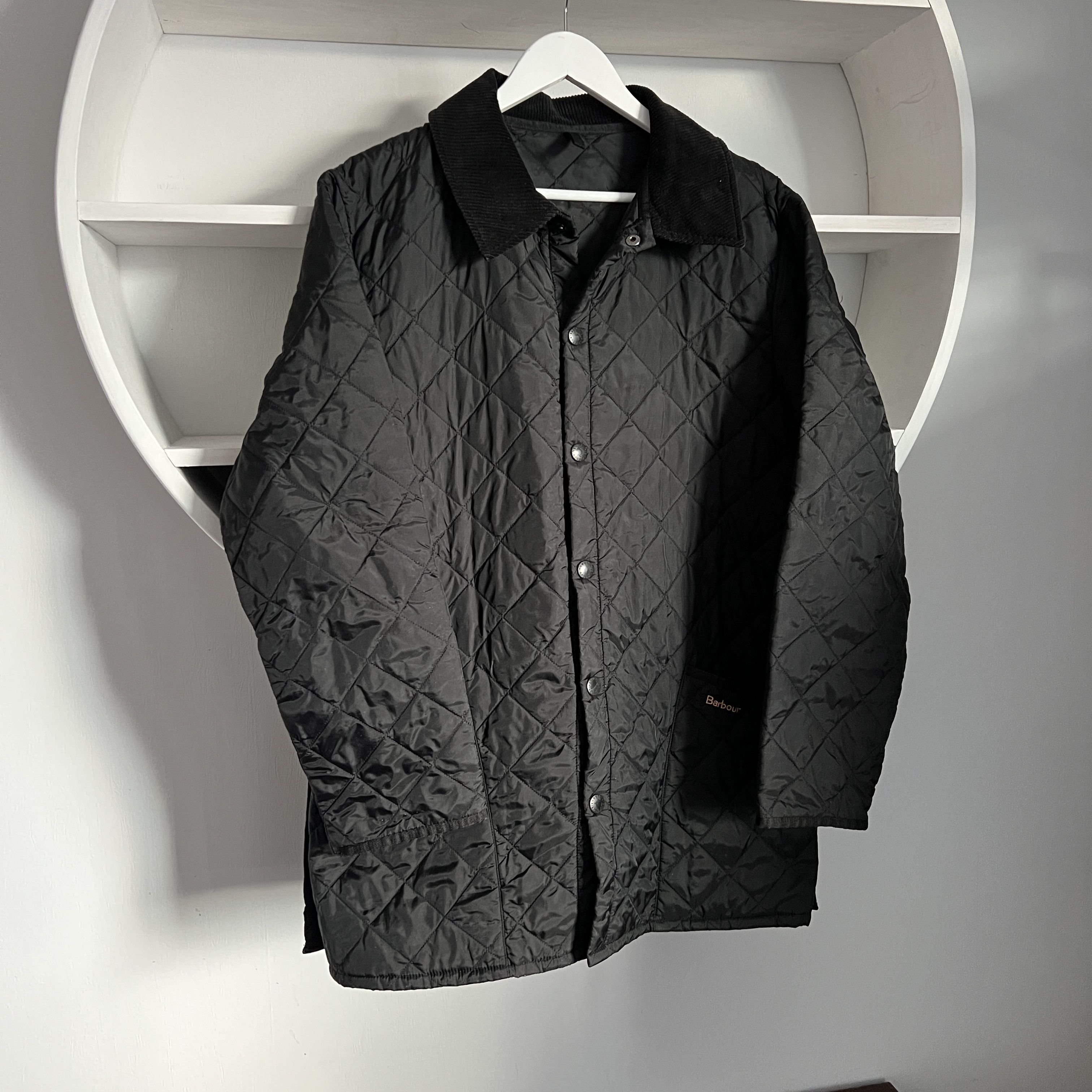Barbour Men's BARBOUR LIDDESDALE Casual Quilt Black Jacket Size US M / EU 48-50 / 2 - 2 Thumbnail