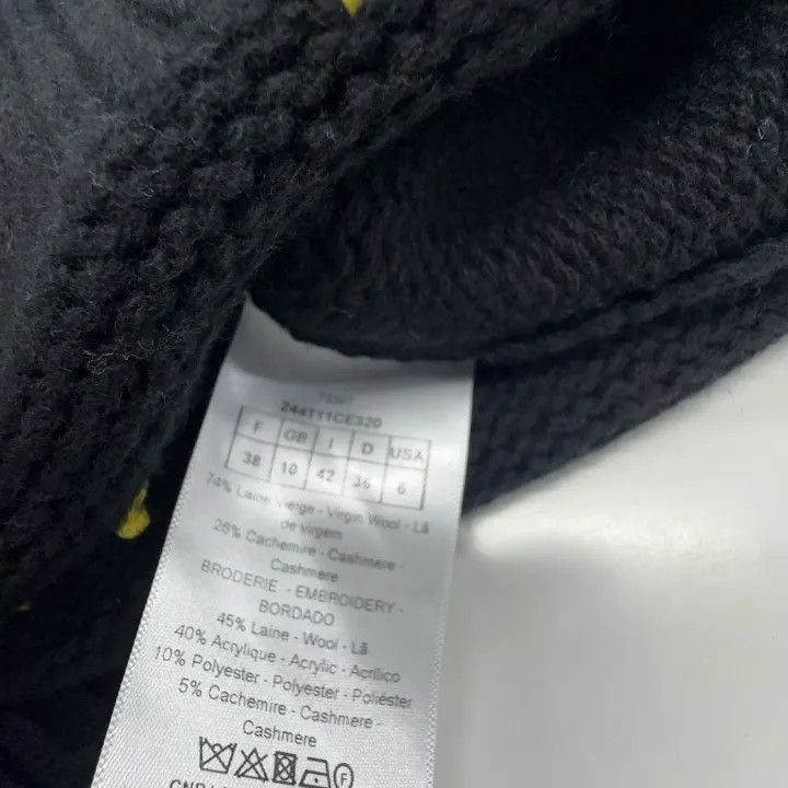 Dior Dior Black Zodiac Pattern Knitted Vest 0079-2507 Size M / US 6-8 / IT 42-44 - 6 Thumbnail