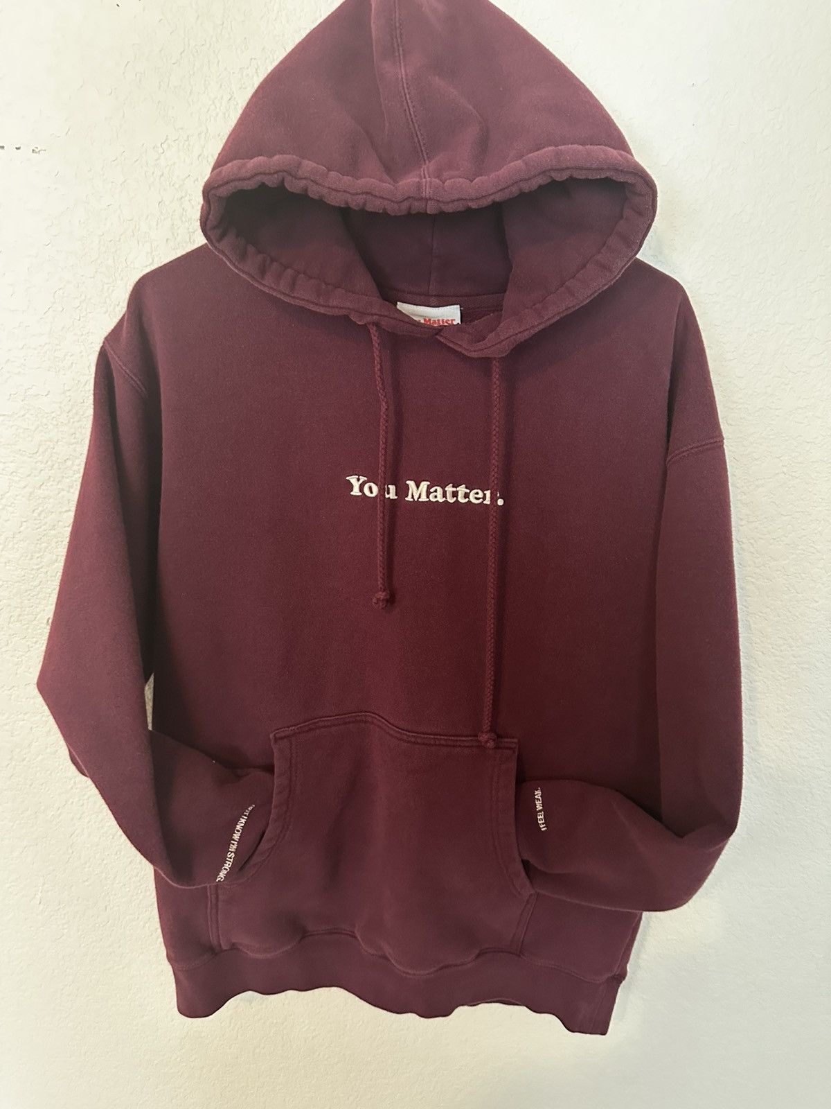 You Matter by Demetrius Harmon Maroon You Matter Hoodie Size US M / EU 48-50 / 2 - 1 Thumbnail