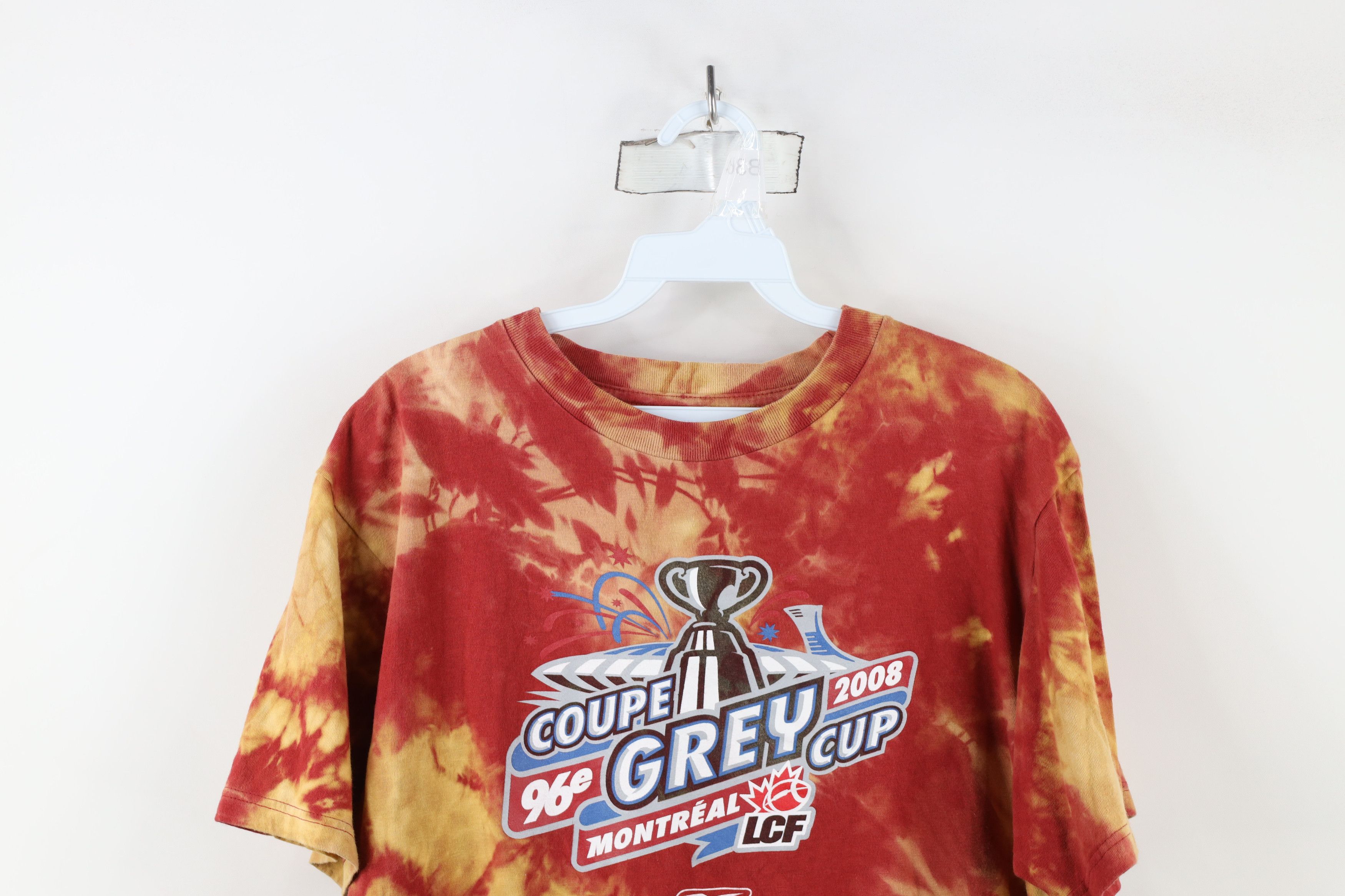 Reebok × Vintage Vintage Reebok Grey Cup Canadian Football Acid Wash T-Shirt Size US S / EU 44-46 / 1 - 2 Thumbnail