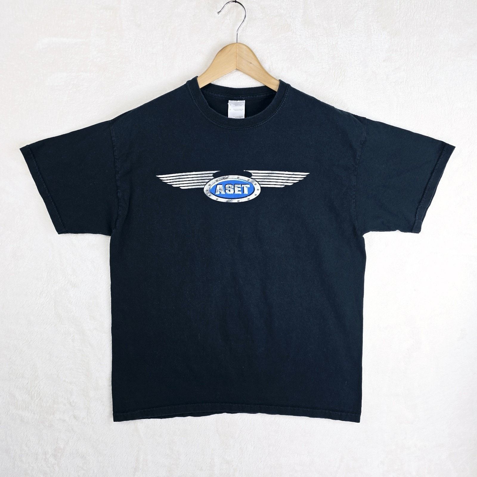 Gildan ASET Iwata Spray Gun Shirt Large Vintage Y2K Reaper Size US L / EU 52-54 / 3 - 2 Thumbnail