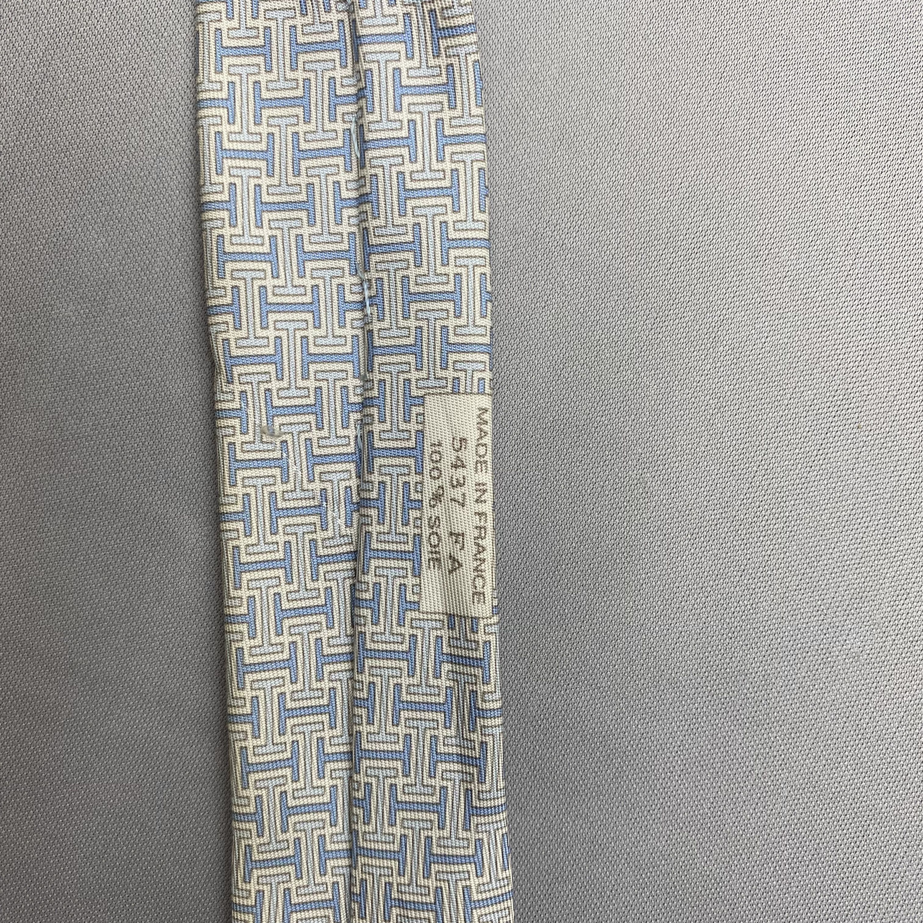 Hermes Vintage Hermes SILK Necktie Cravate Pure Silk Neck Tie Size ONE SIZE - 7 Thumbnail