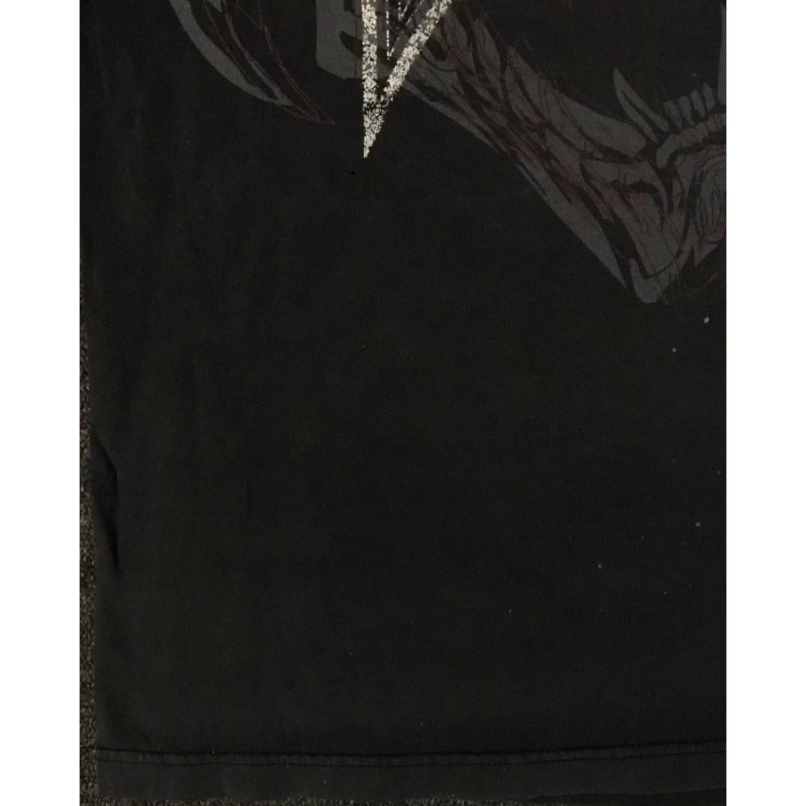 Affliction Vtg TAPOUT Shirt Biker Emo Distressed All Over Print S Black Mens T-Shirt 80s 90s Grunge Skate Harley Rockabilly USA Fires Flames Size US S / EU 44-46 / 1 - 7 Thumbnail
