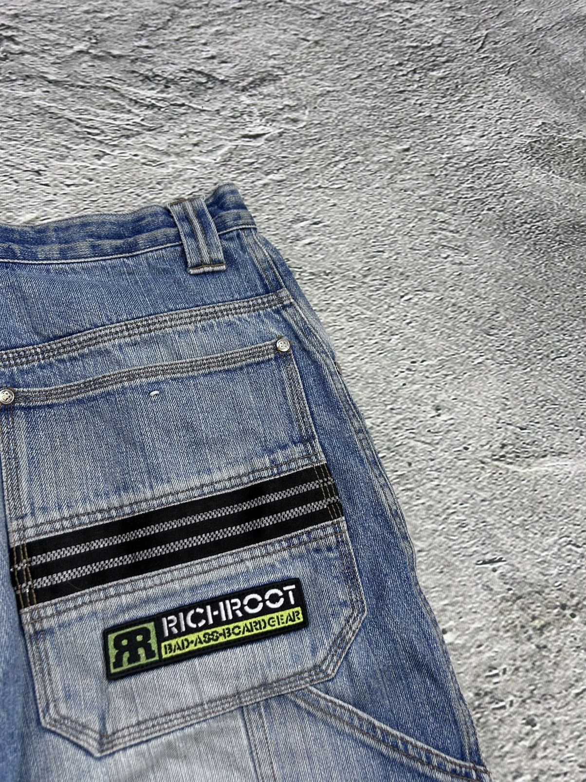 Pelle Pelle × Vintage Pelle Pelle vintage blue jeans Richroot Y2K baggy denim Size US 32 / EU 48 - 2 Thumbnail