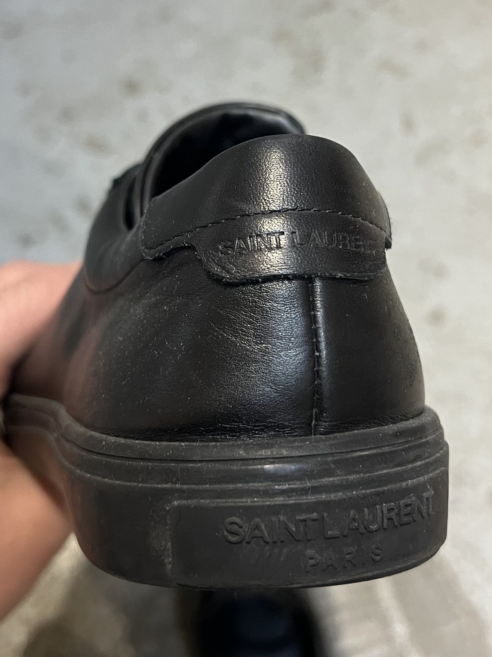 Saint Laurent Paris Saint Laurent Paris Andy Low Leather shoes Size US 7.5 / IT 37.5 - 9 Thumbnail