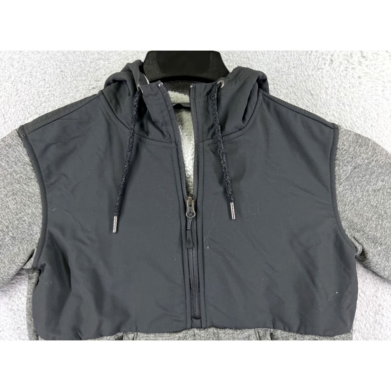 The North Face The North Face Sweater Womens Small Gray Hoodie 1/2 Zip Fleece Lined Polyester Size S / US 4 / IT 40 - 7 Thumbnail