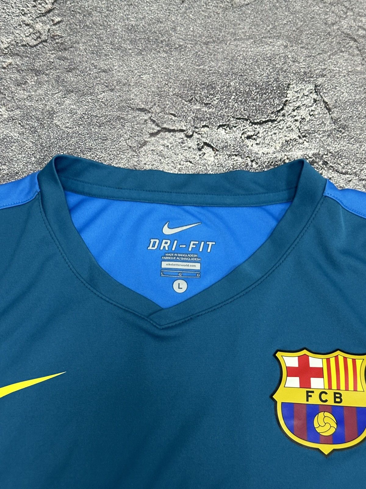 Nike Nike Barcelona BlokeCore Blue Training Jersey L Size Size US L / EU 52-54 / 3 - 3 Thumbnail