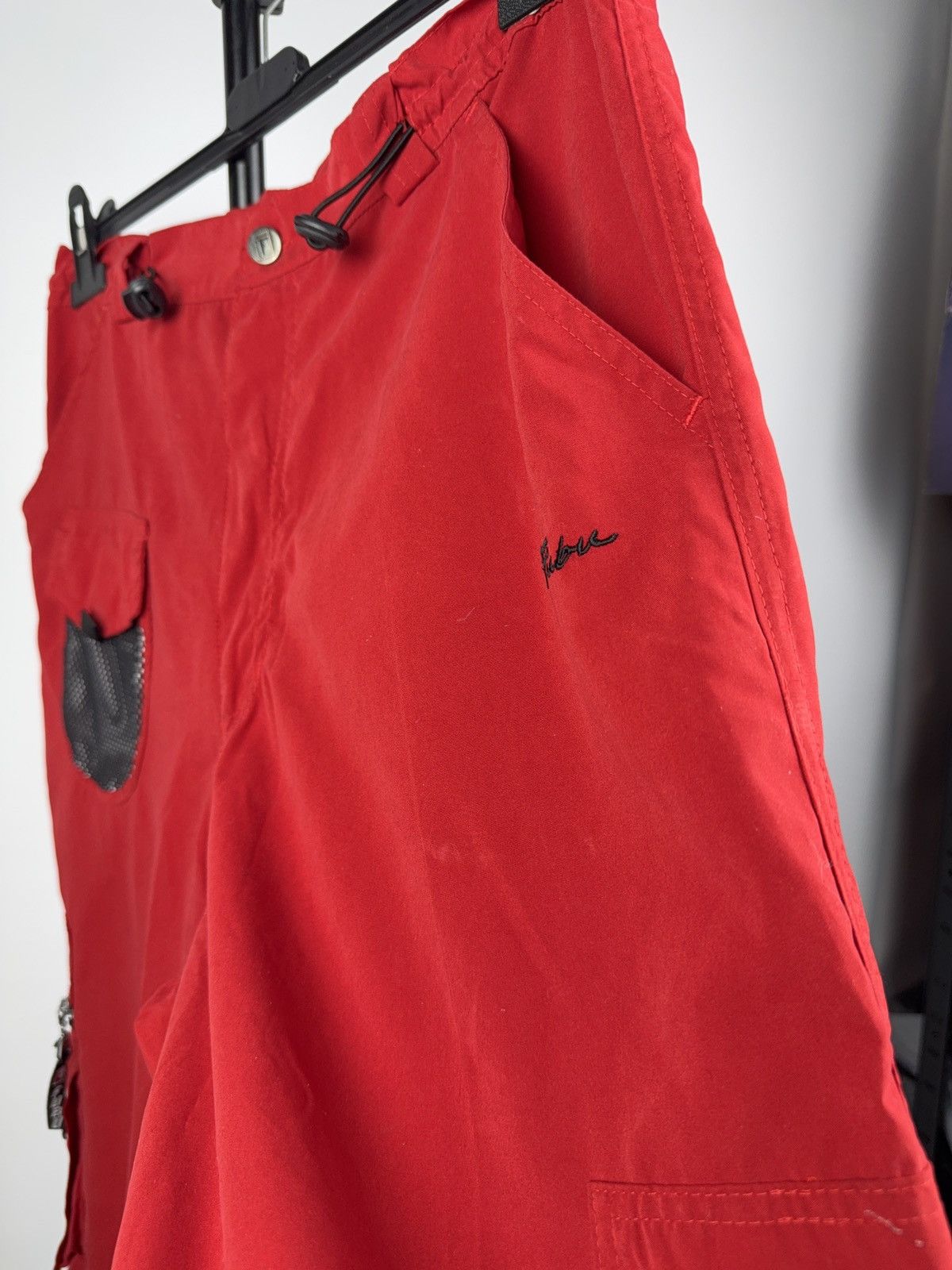 Fubu Vintage SK8 FUBU Red Cargo Capri Pants Y2K Hip Hop 🔥 M sz Size US 34 / EU 50 - 9 Thumbnail